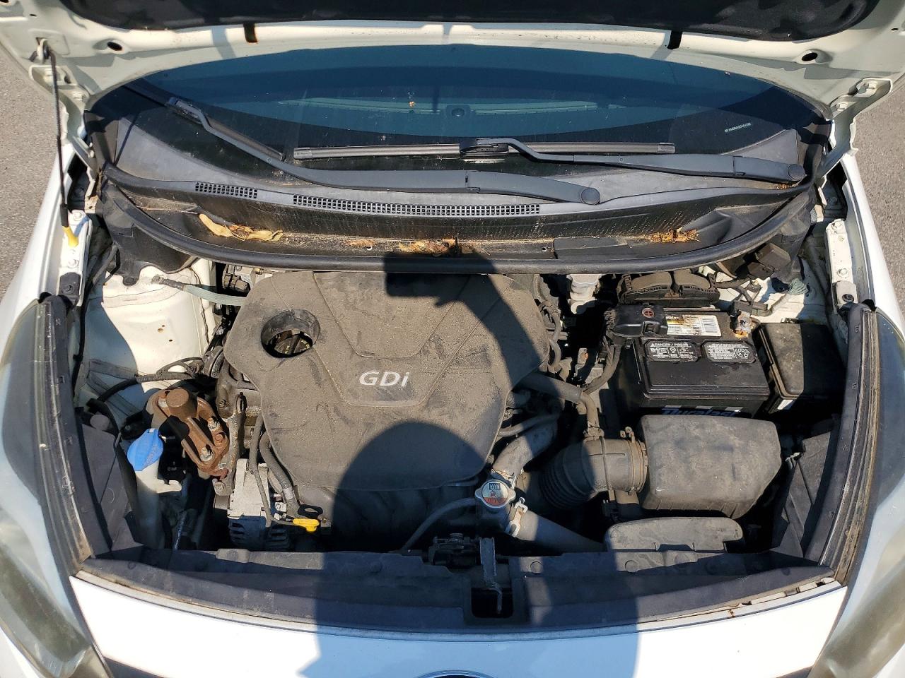 2015 Kia Rio Lx White vin: KNADM4A32F6443193