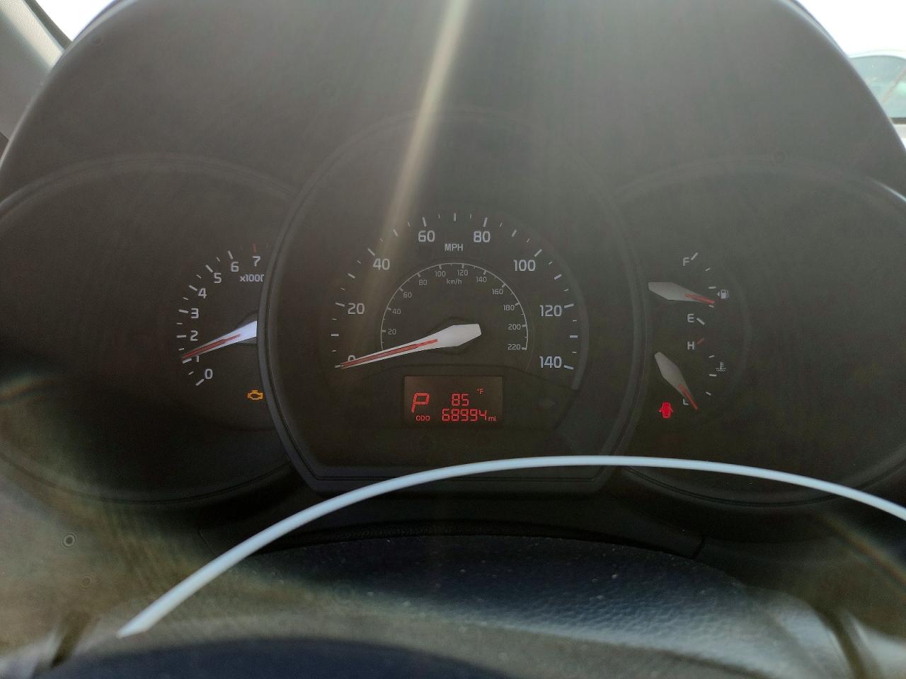 2015 Kia Rio Lx White vin: KNADM4A32F6443193