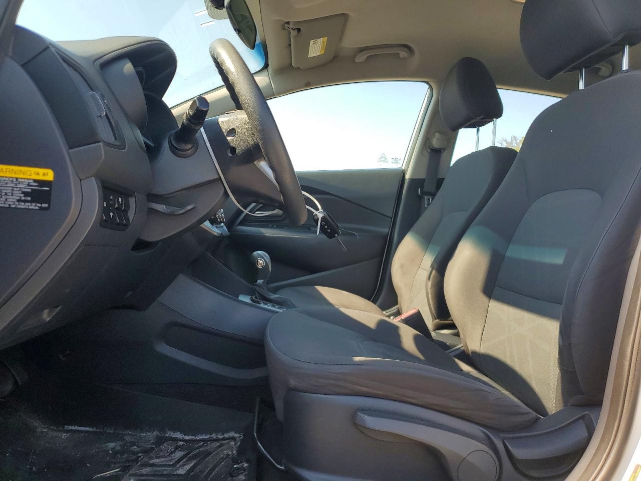 2015 Kia Rio Lx White vin: KNADM4A32F6443193