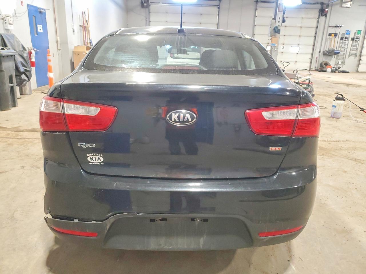 2015 Kia Rio Lx 4dr Black vin: KNADM4A32F6500203