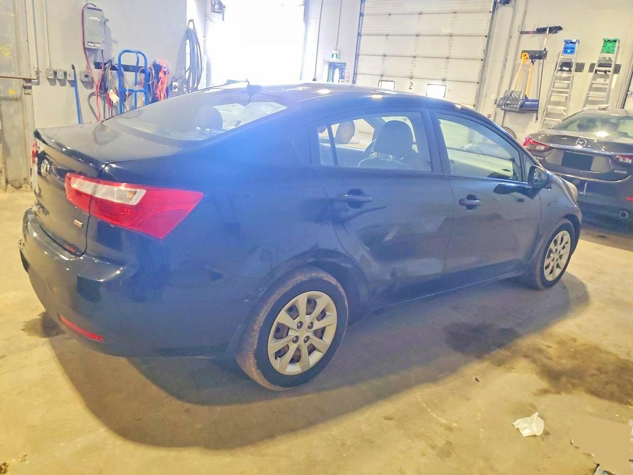 2015 Kia Rio Lx 4dr Black vin: KNADM4A32F6500203