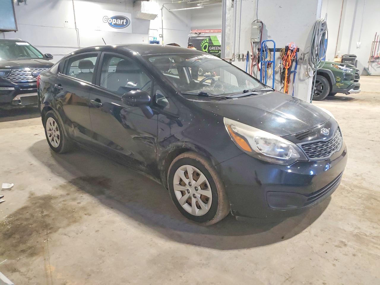 2015 Kia Rio Lx 4dr Black vin: KNADM4A32F6500203