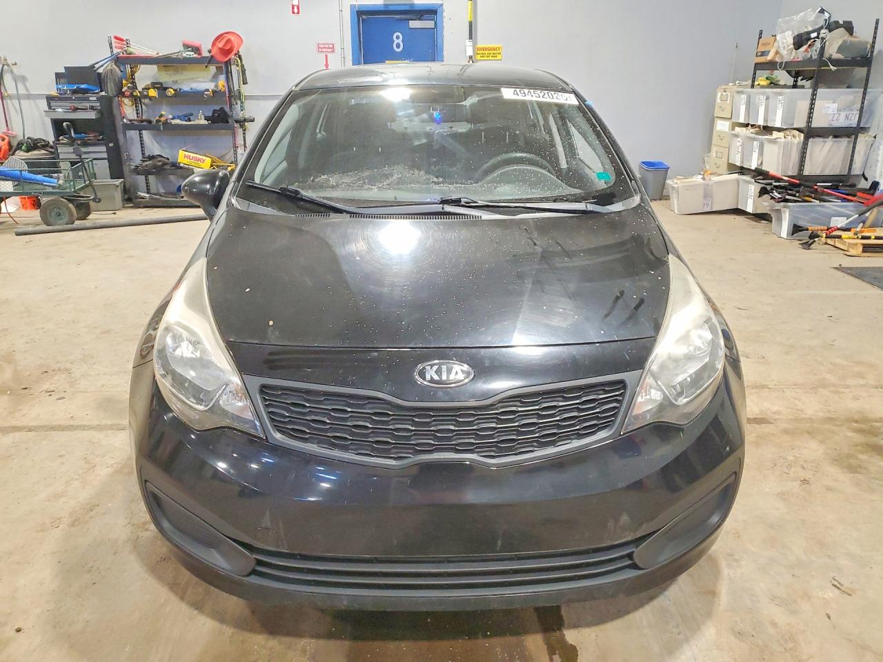 2015 Kia Rio Lx 4dr Black vin: KNADM4A32F6500203