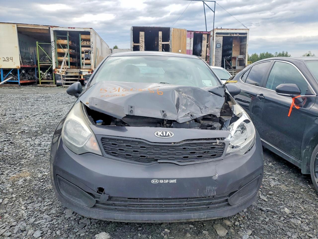 2015 Kia Rio Lx Угольный vin: KNADM4A32F6518362