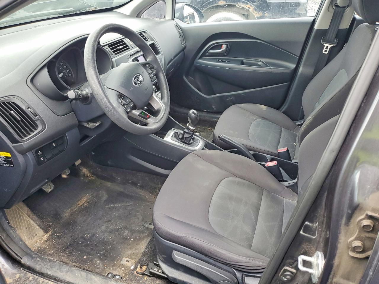 2015 Kia Rio Lx Угольный vin: KNADM4A32F6518362