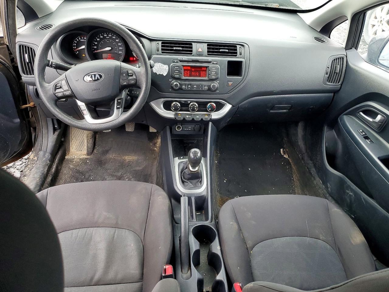 2015 Kia Rio Lx Угольный vin: KNADM4A32F6518362