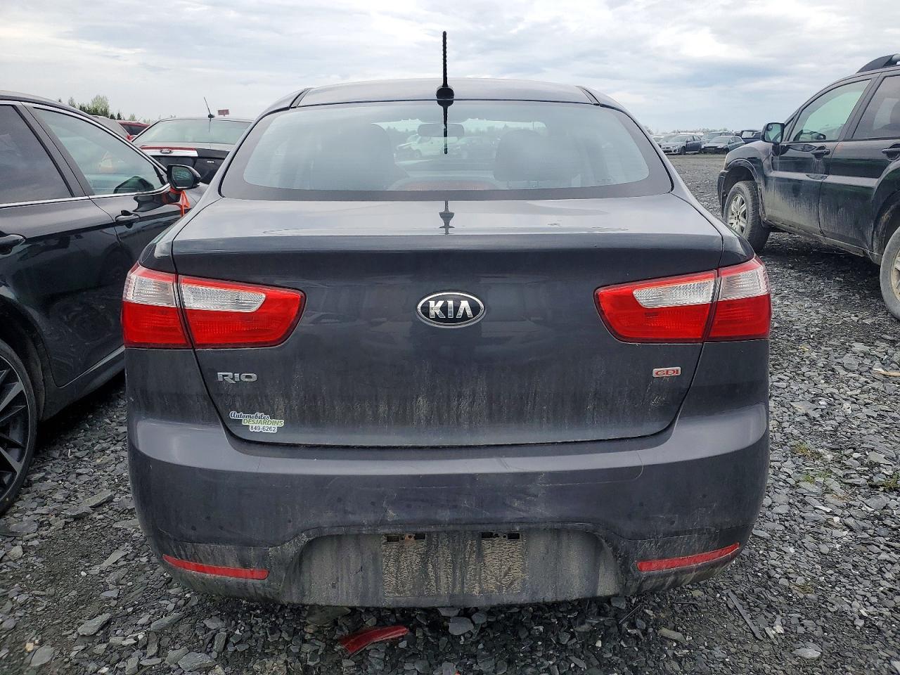 2015 Kia Rio Lx Угольный vin: KNADM4A32F6518362