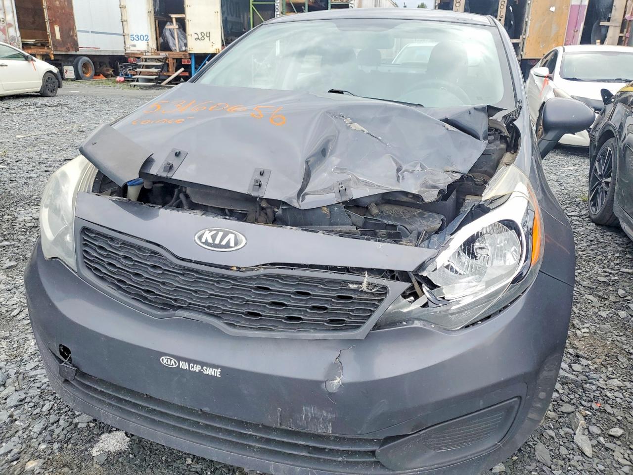 2015 Kia Rio Lx Угольный vin: KNADM4A32F6518362
