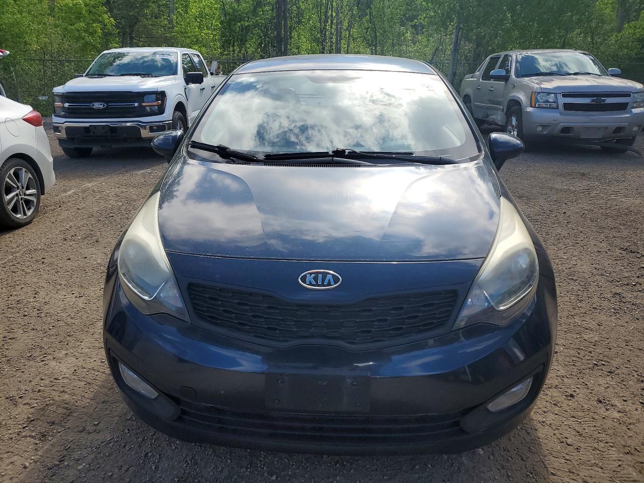 2012 Kia Rio Lx Синий vin: KNADM4A33C6068698