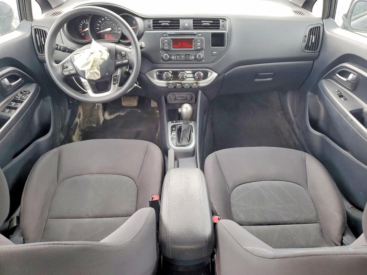 2013 Kia Rio Lx Gray vin: KNADM4A33D6131963