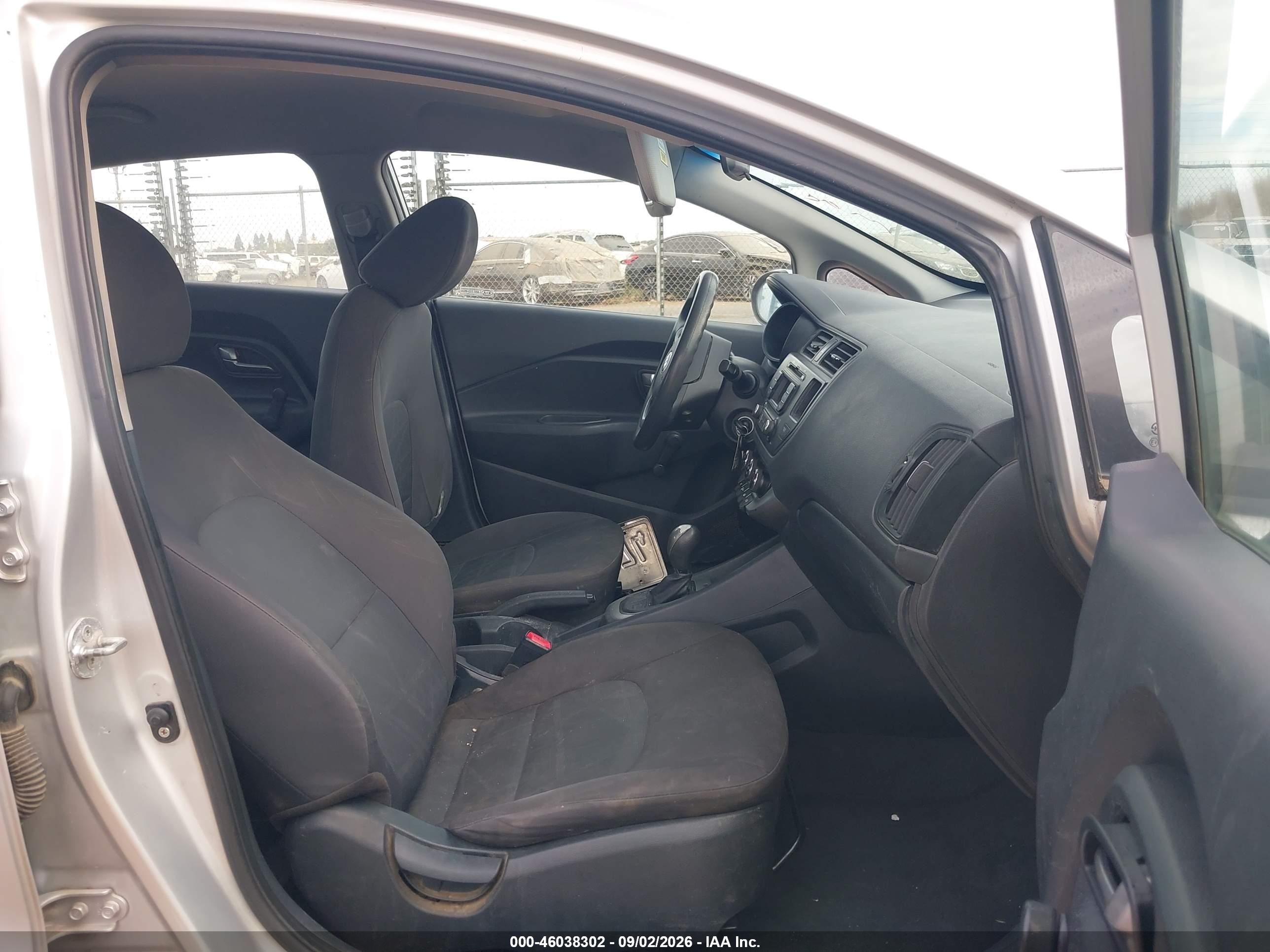 2013 Kia Rio Lx Серый vin: KNADM4A33D6137830