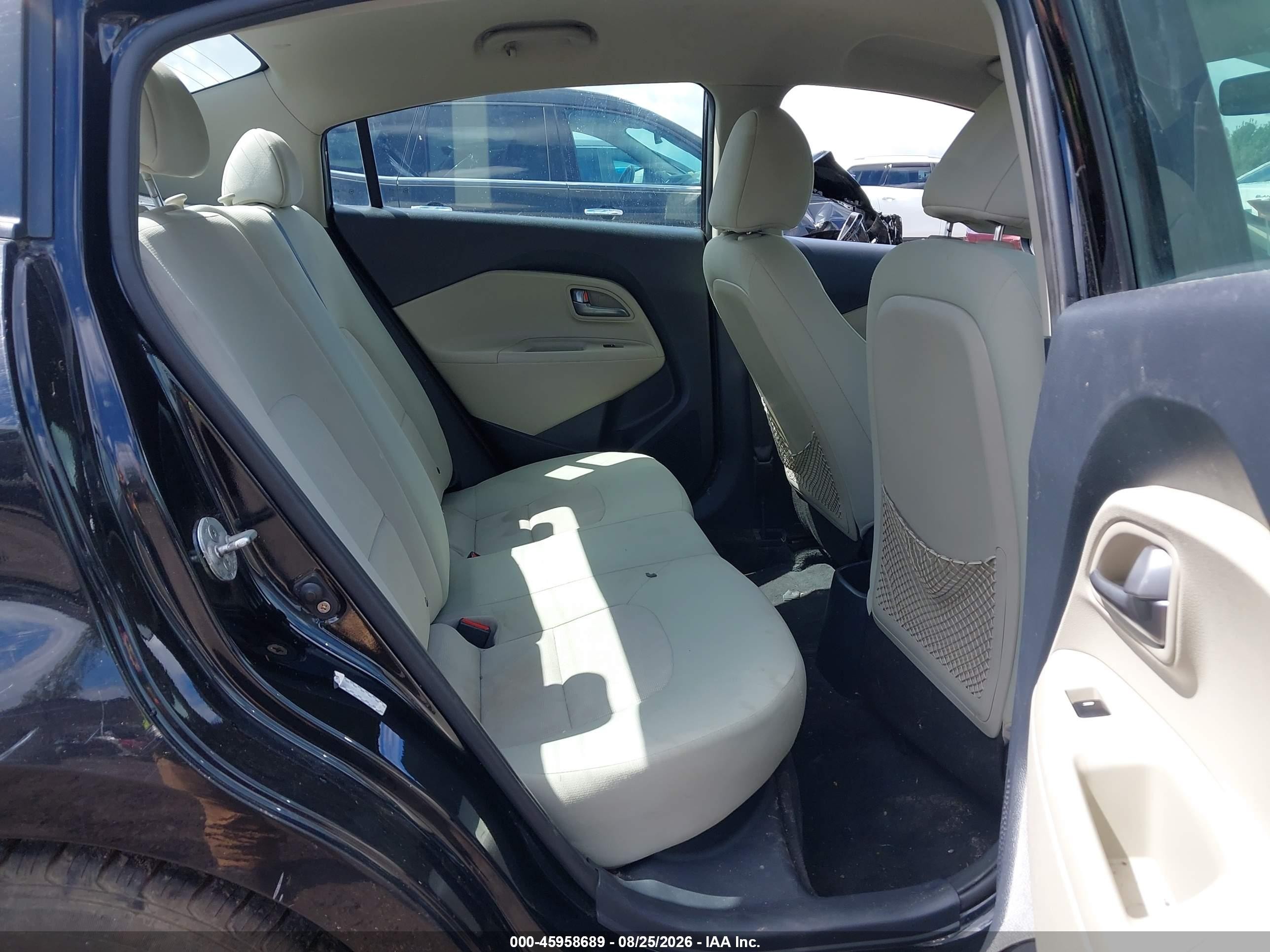 2013 Kia Rio Lx Черный vin: KNADM4A33D6140405