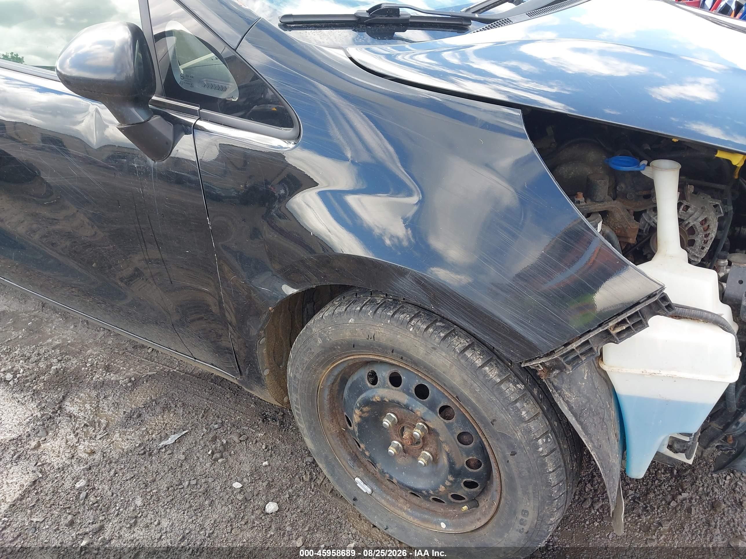 2013 Kia Rio Lx Черный vin: KNADM4A33D6140405