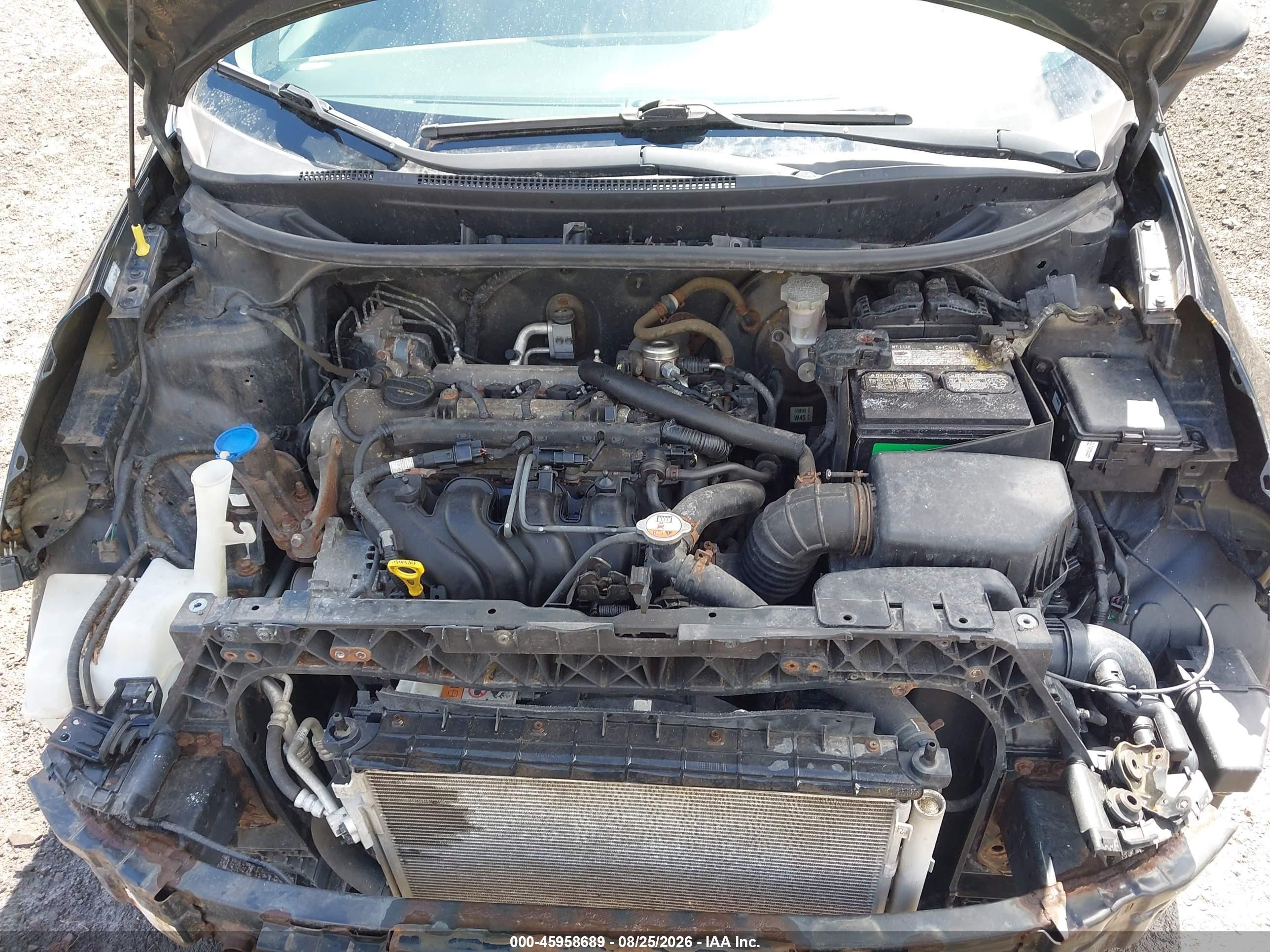 2013 Kia Rio Lx Черный vin: KNADM4A33D6140405