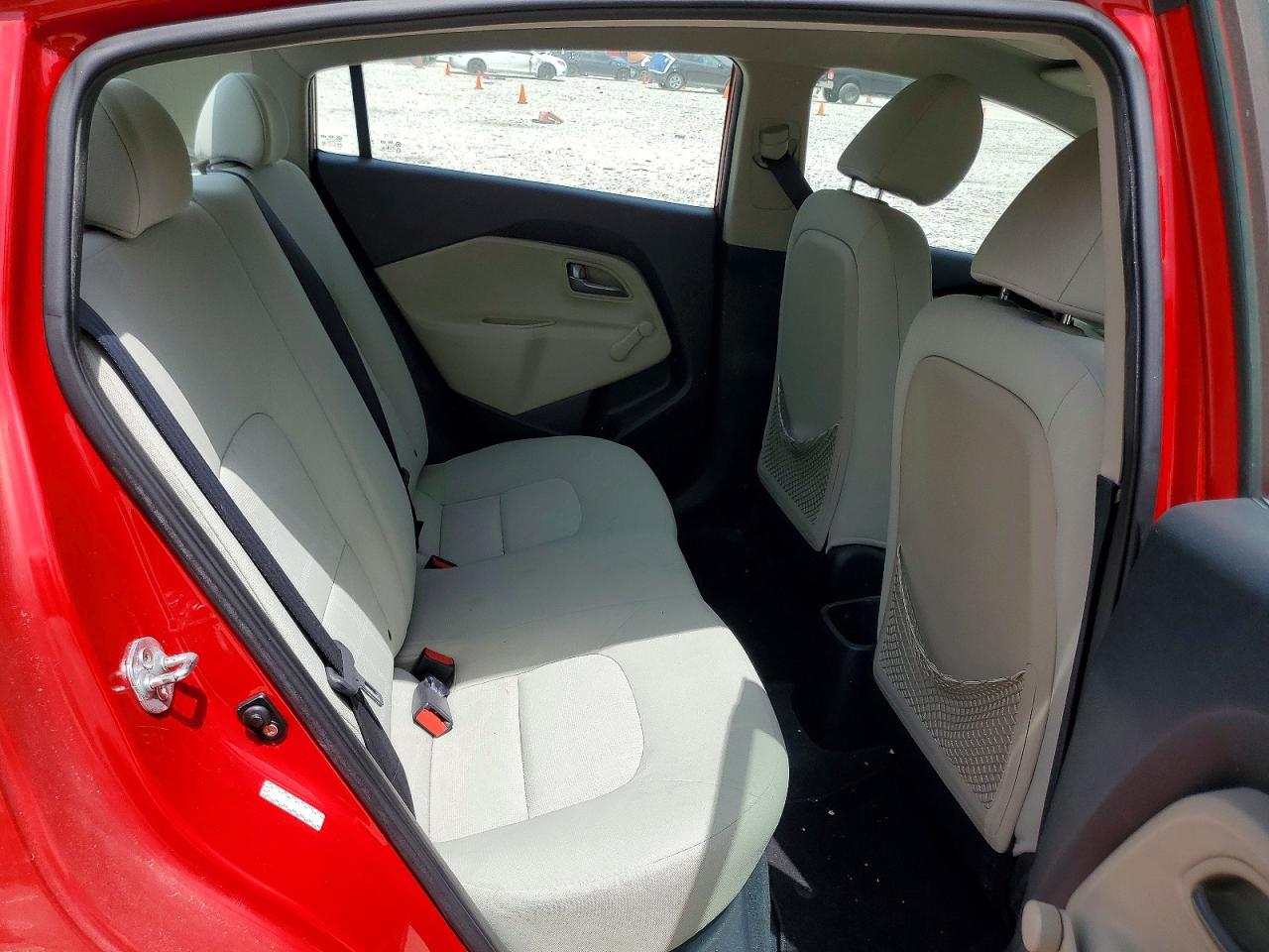 2013 Kia Rio Lx Red vin: KNADM4A33D6189197