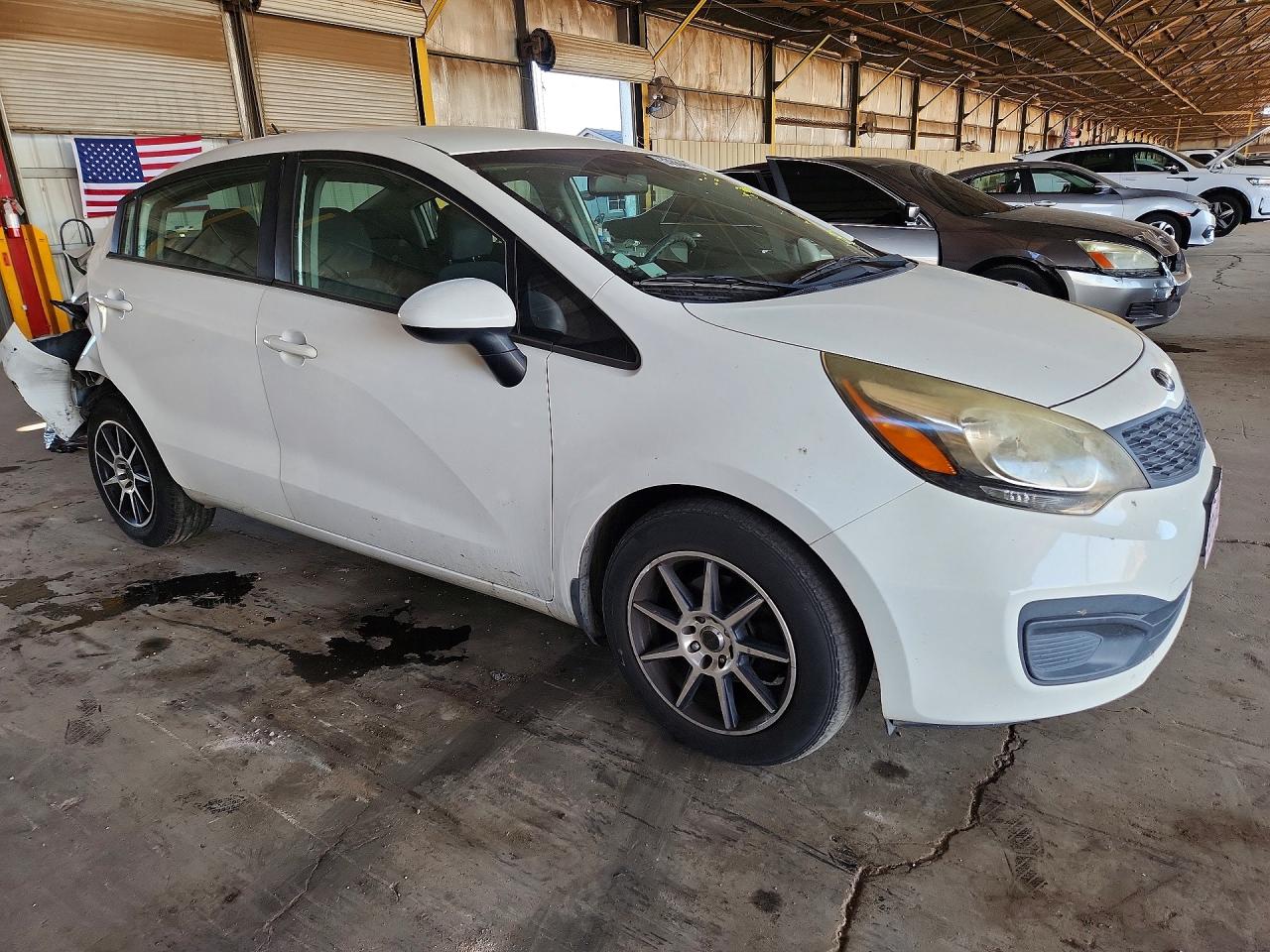 2013 Kia Rio Lx Белый vin: KNADM4A33D6292846