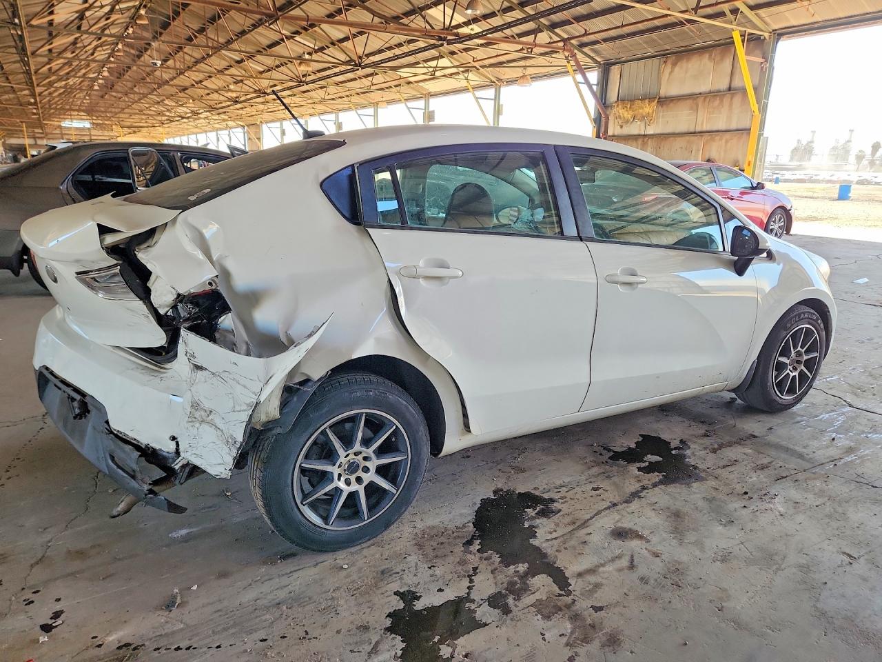 2013 Kia Rio Lx Белый vin: KNADM4A33D6292846