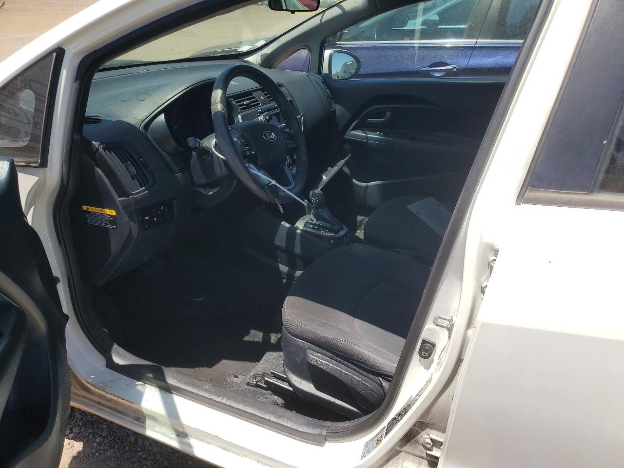 2013 Kia Rio Lx Белый vin: KNADM4A33D6292846