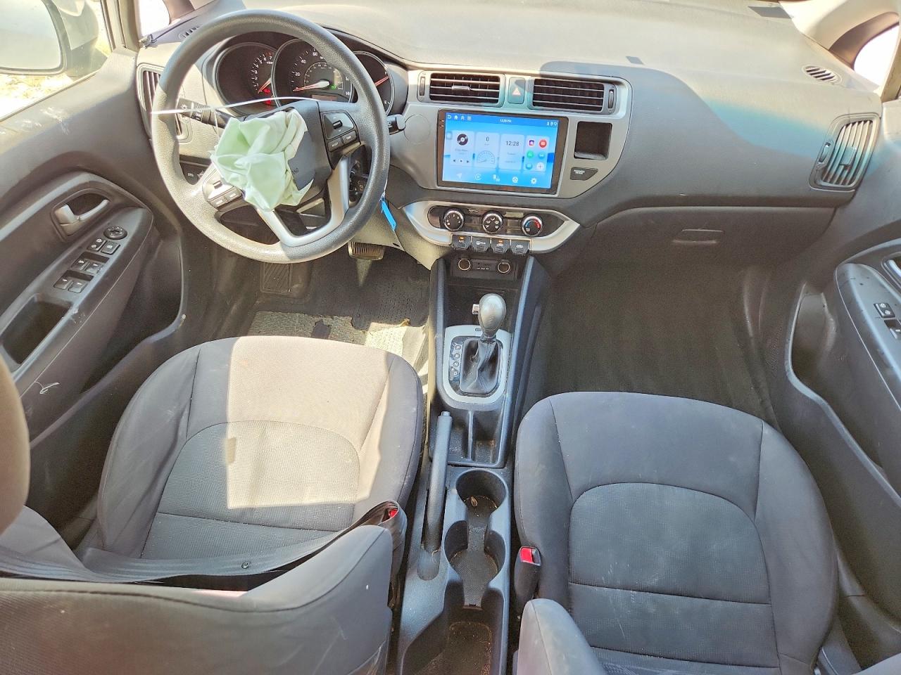 2013 Kia Rio Lx Gray vin: KNADM4A33D6306602