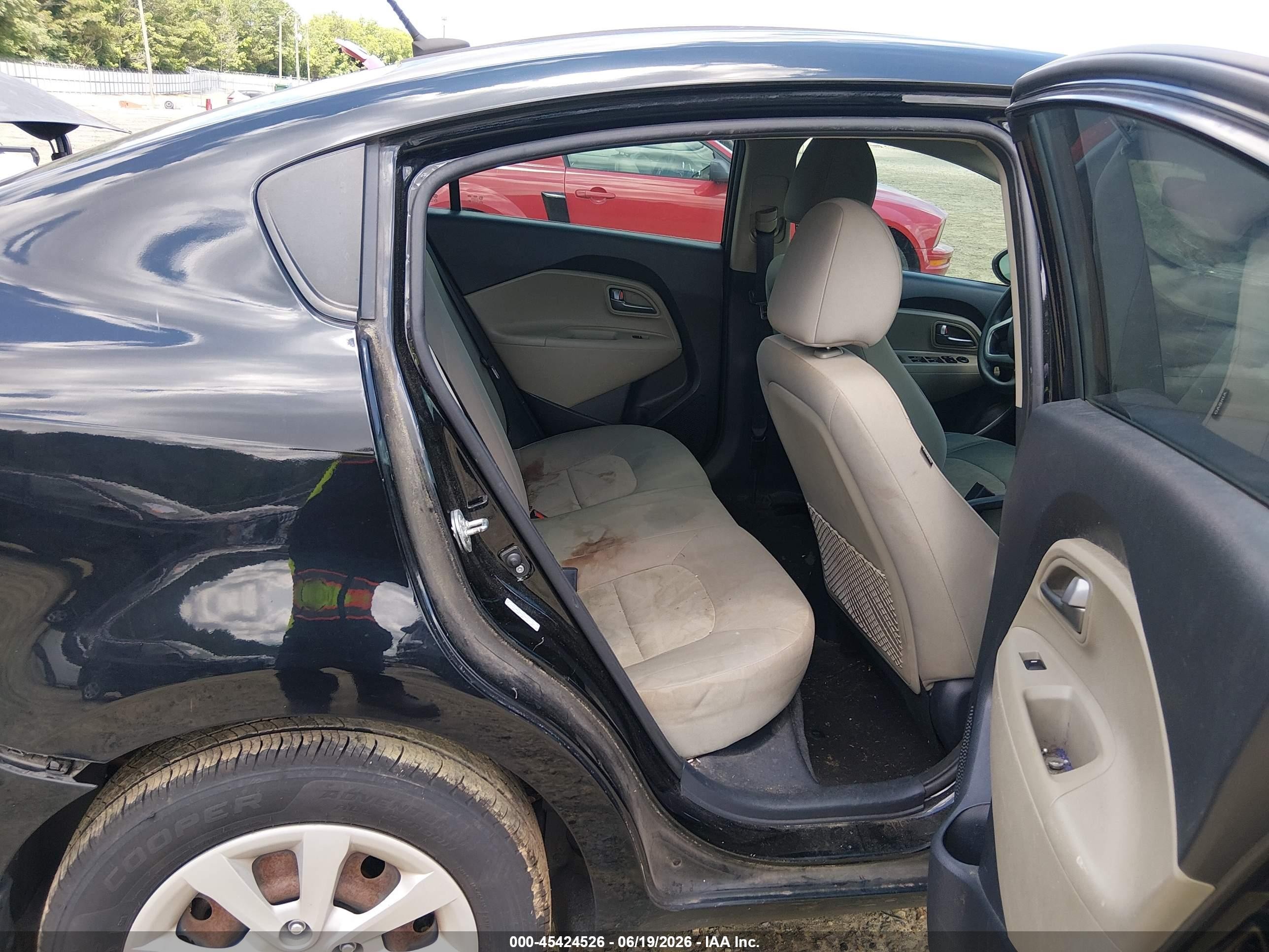 2014 Kia Rio Lx Black vin: KNADM4A33E6349760