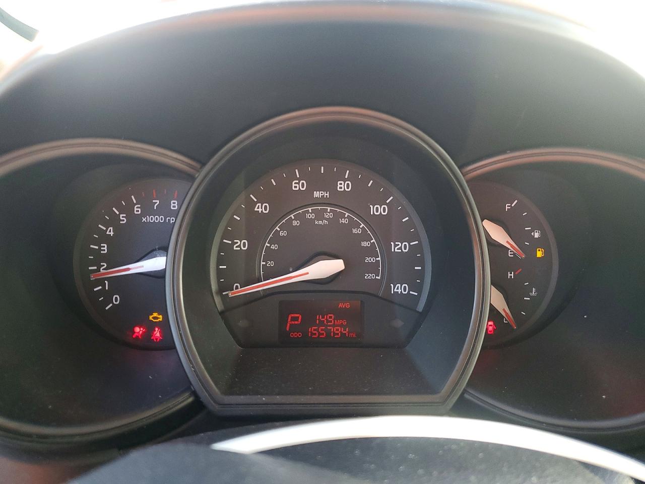 2014 Kia Rio White vin: KNADM4A33E6361682