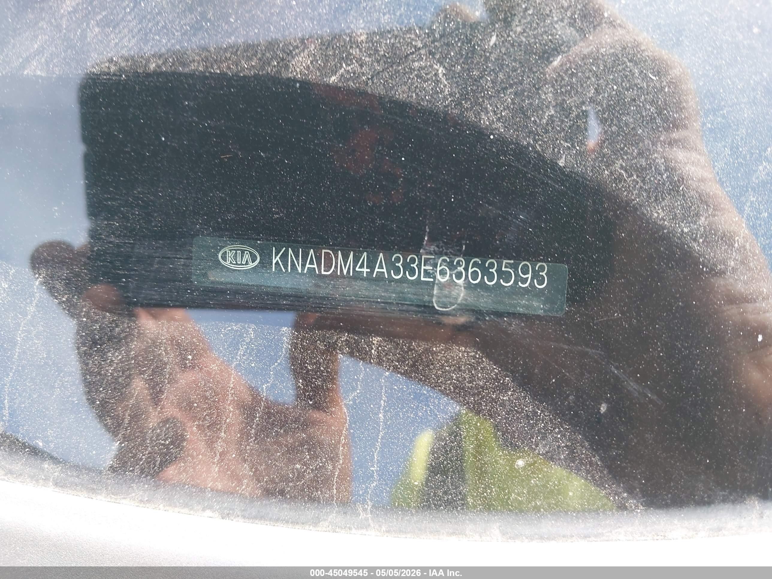 2014 Kia Rio Lx Красный vin: KNADM4A33E6363593