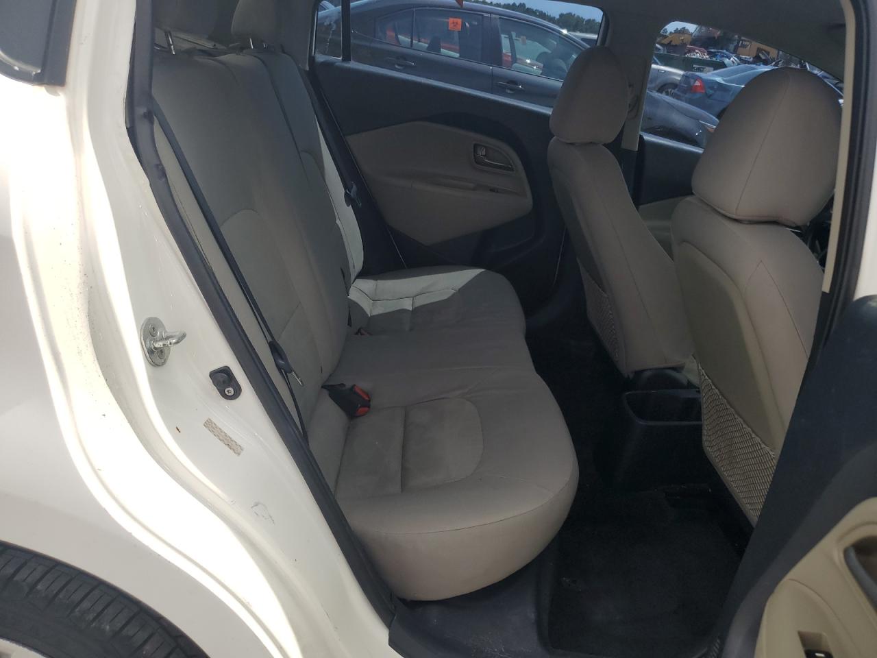 2014 Kia Rio Lx White vin: KNADM4A33E6364565