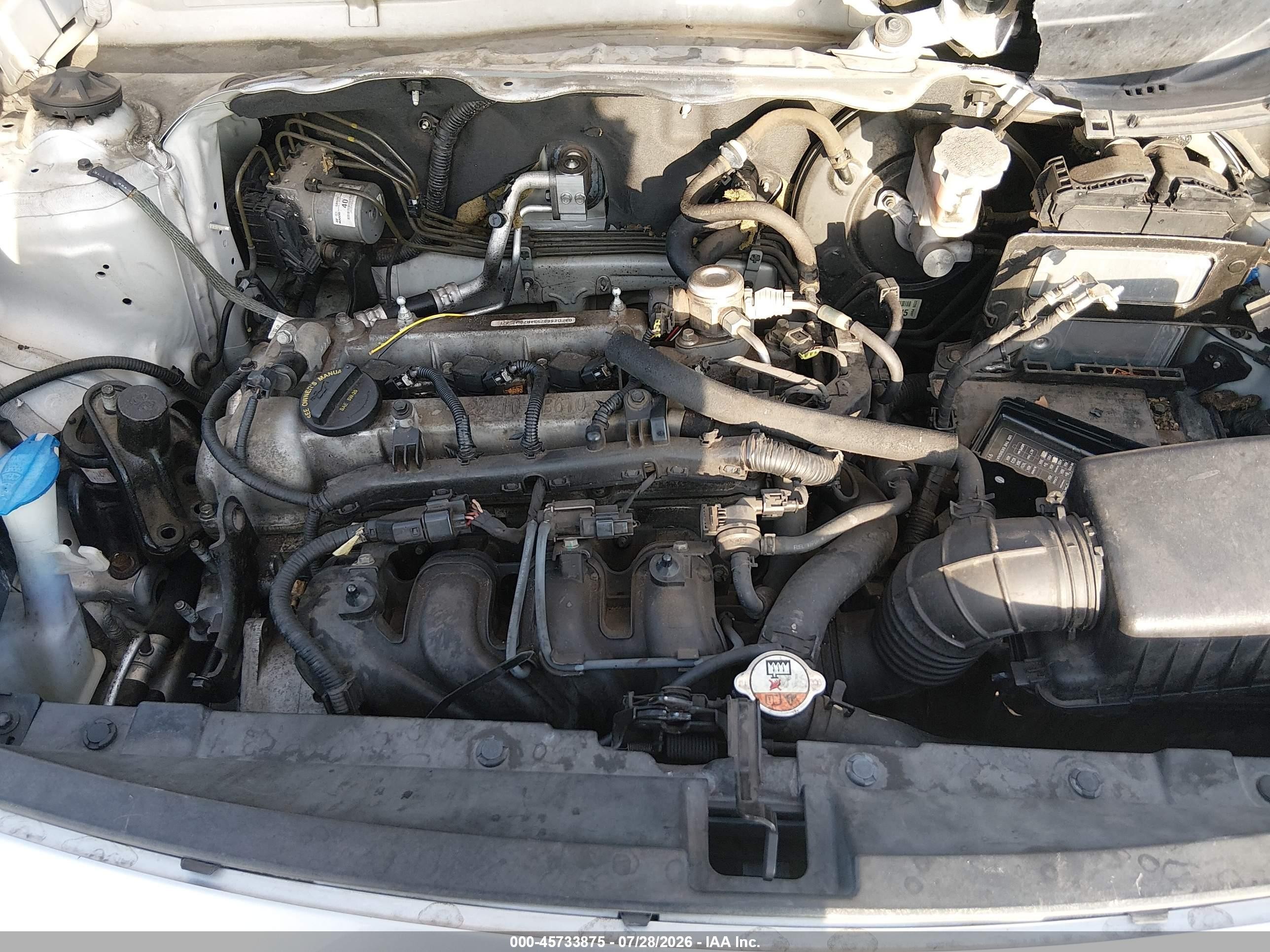 2014 Kia Rio Lx Silver vin: KNADM4A33E6364808
