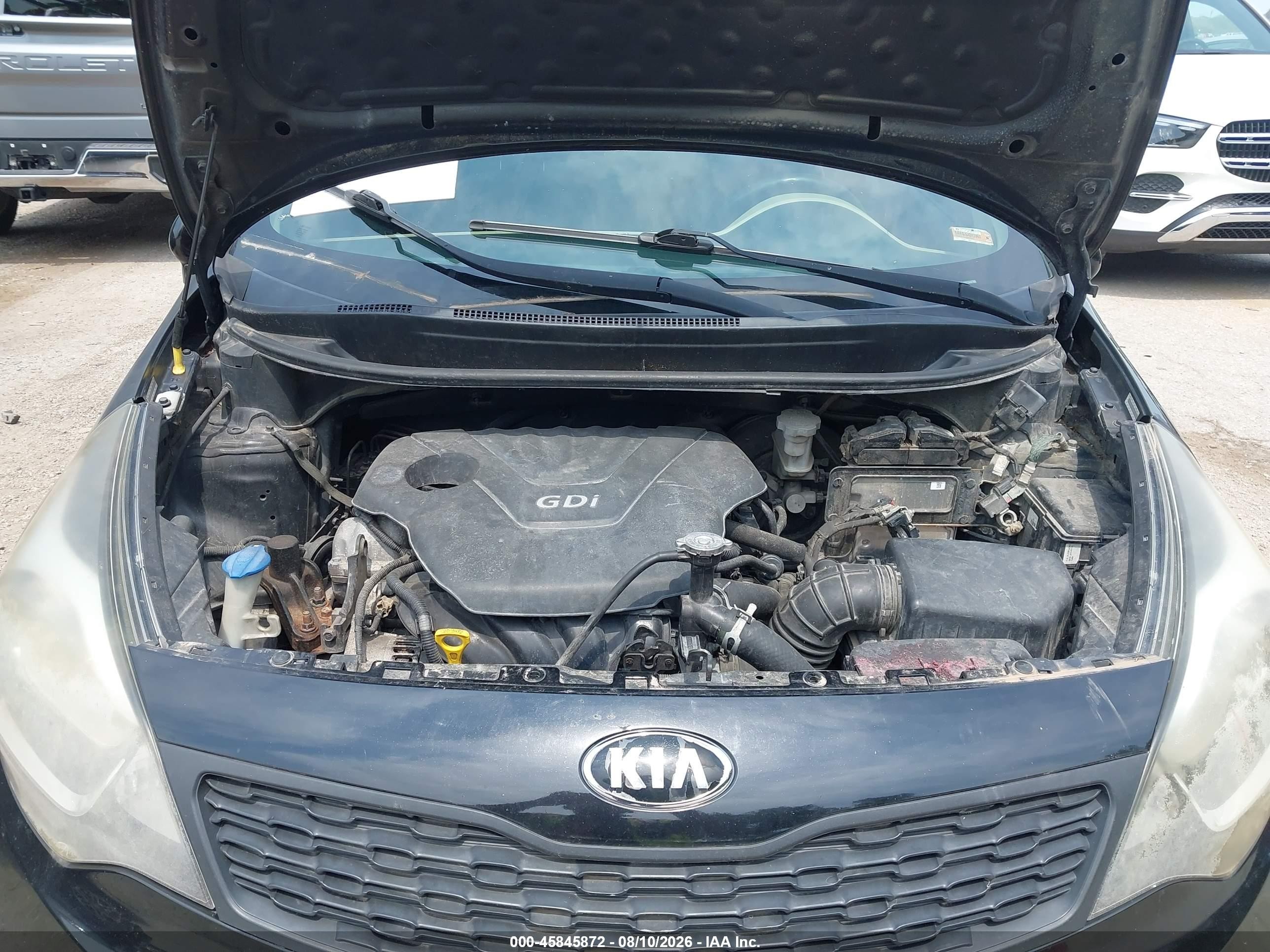 2015 Kia Rio Lx Black vin: KNADM4A33F6447687