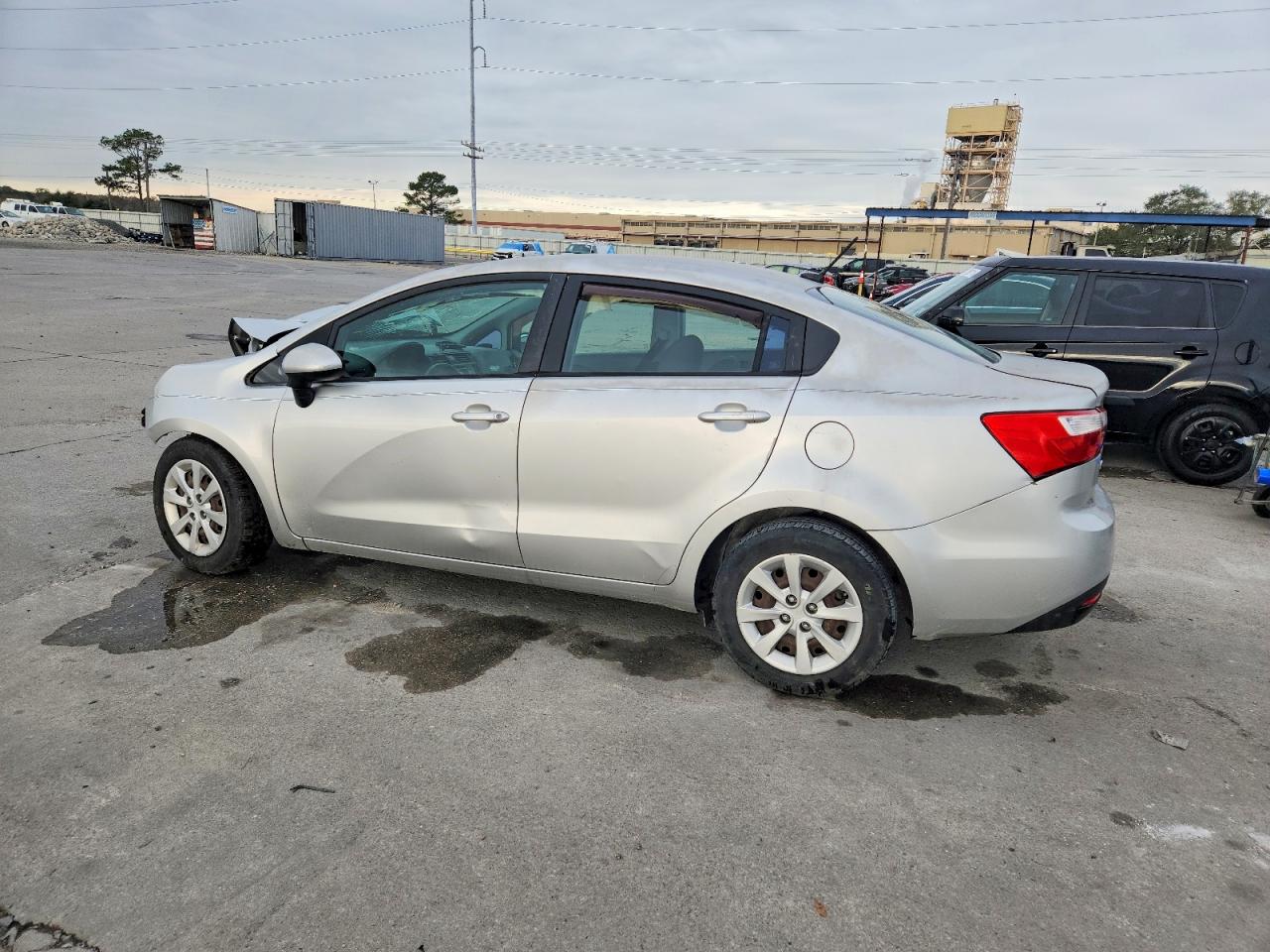2015 Kia Rio Lx Серебряный vin: KNADM4A33F6449858