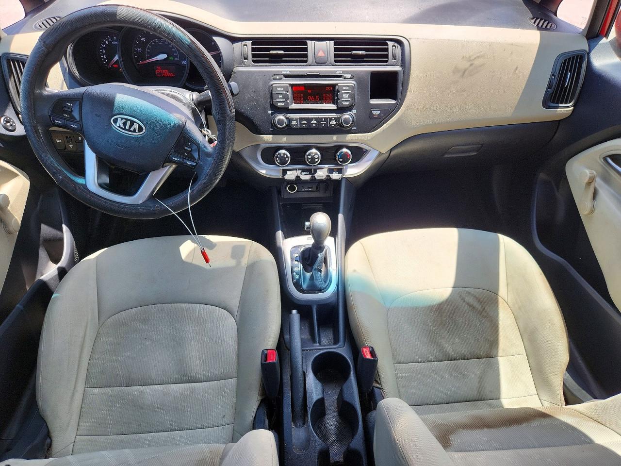 2013 Kia Rio Lx Brown vin: KNADM4A34D6132961