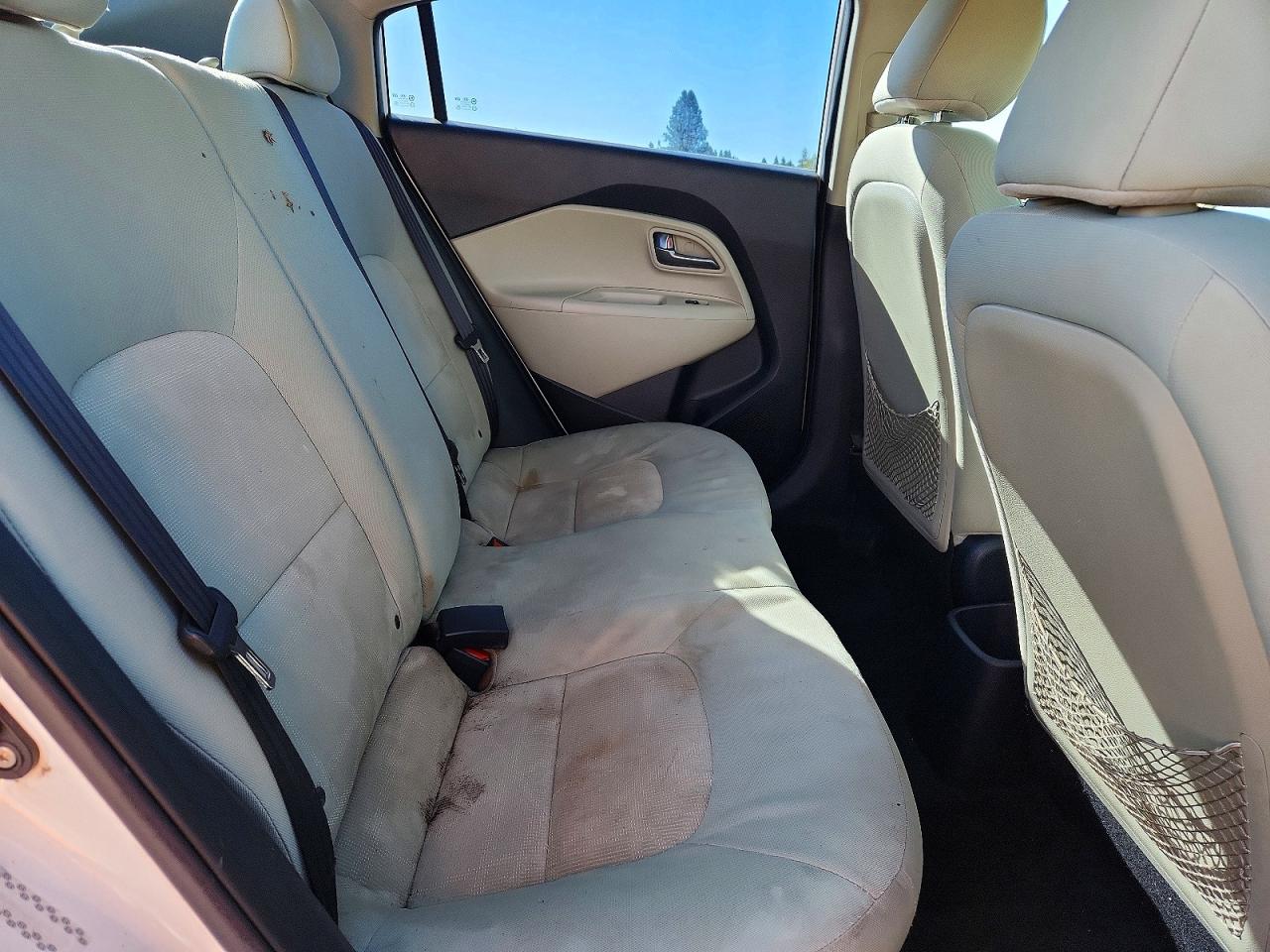 2013 Kia Rio Lx White vin: KNADM4A34D6154376