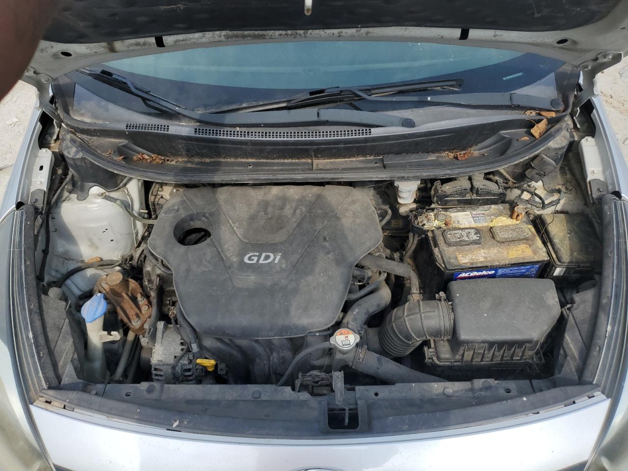2013 Kia Rio Lx Silver vin: KNADM4A34D6180847