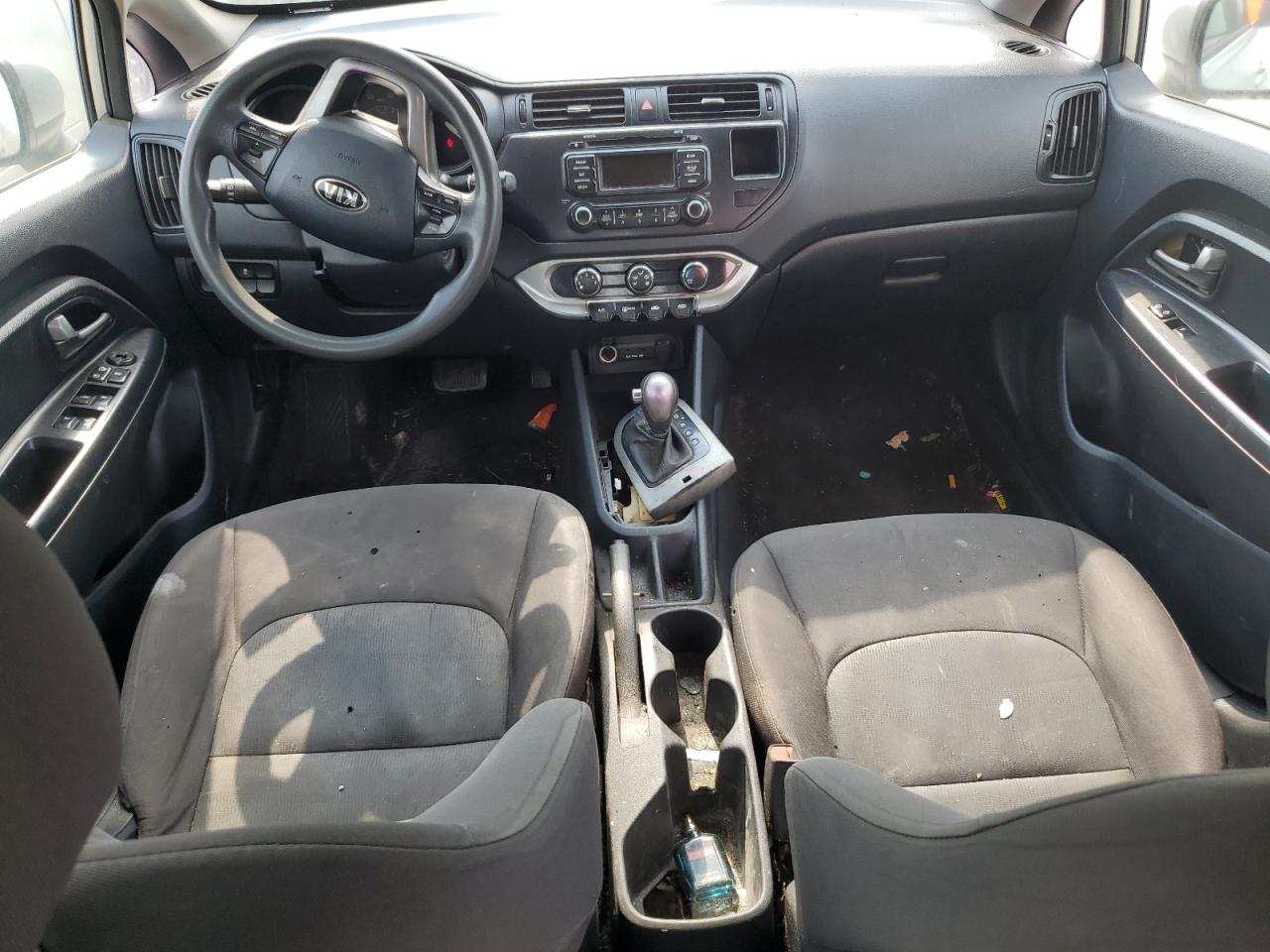 2013 Kia Rio Lx Silver vin: KNADM4A34D6180847