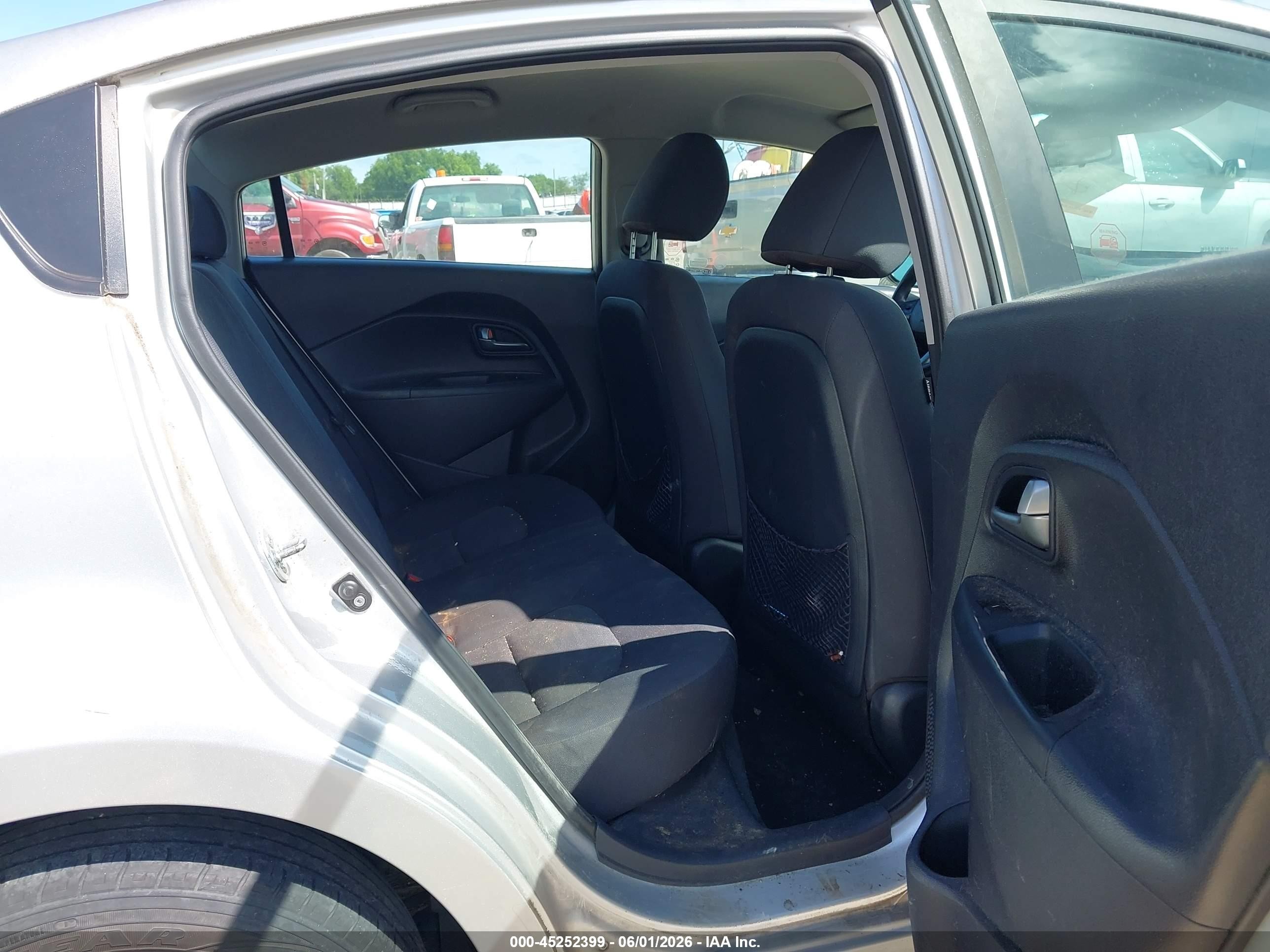 2013 Kia Rio Lx Silver vin: KNADM4A34D6209859