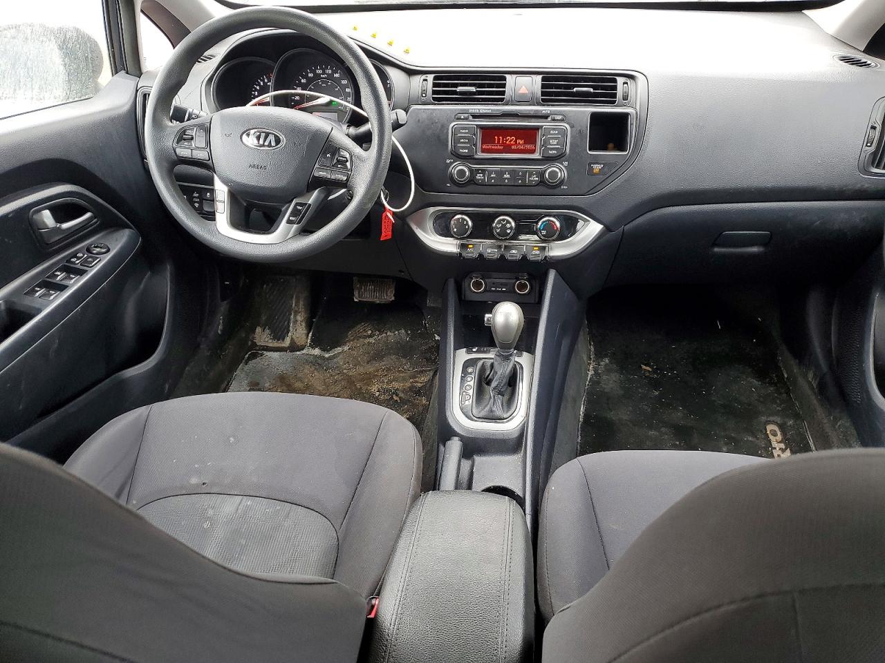 2013 Kia Rio Lx Charcoal vin: KNADM4A34D6251920