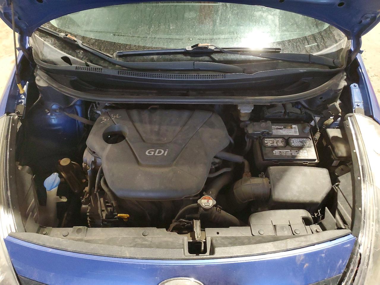 2013 Kia Rio Lx Automatic Blue vin: KNADM4A34D6262268