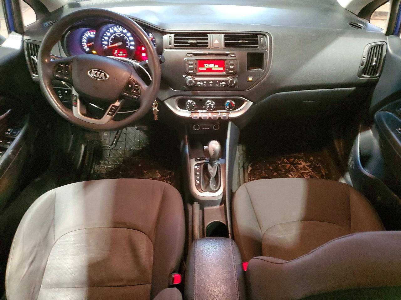 2013 Kia Rio Lx Automatic Blue vin: KNADM4A34D6262268