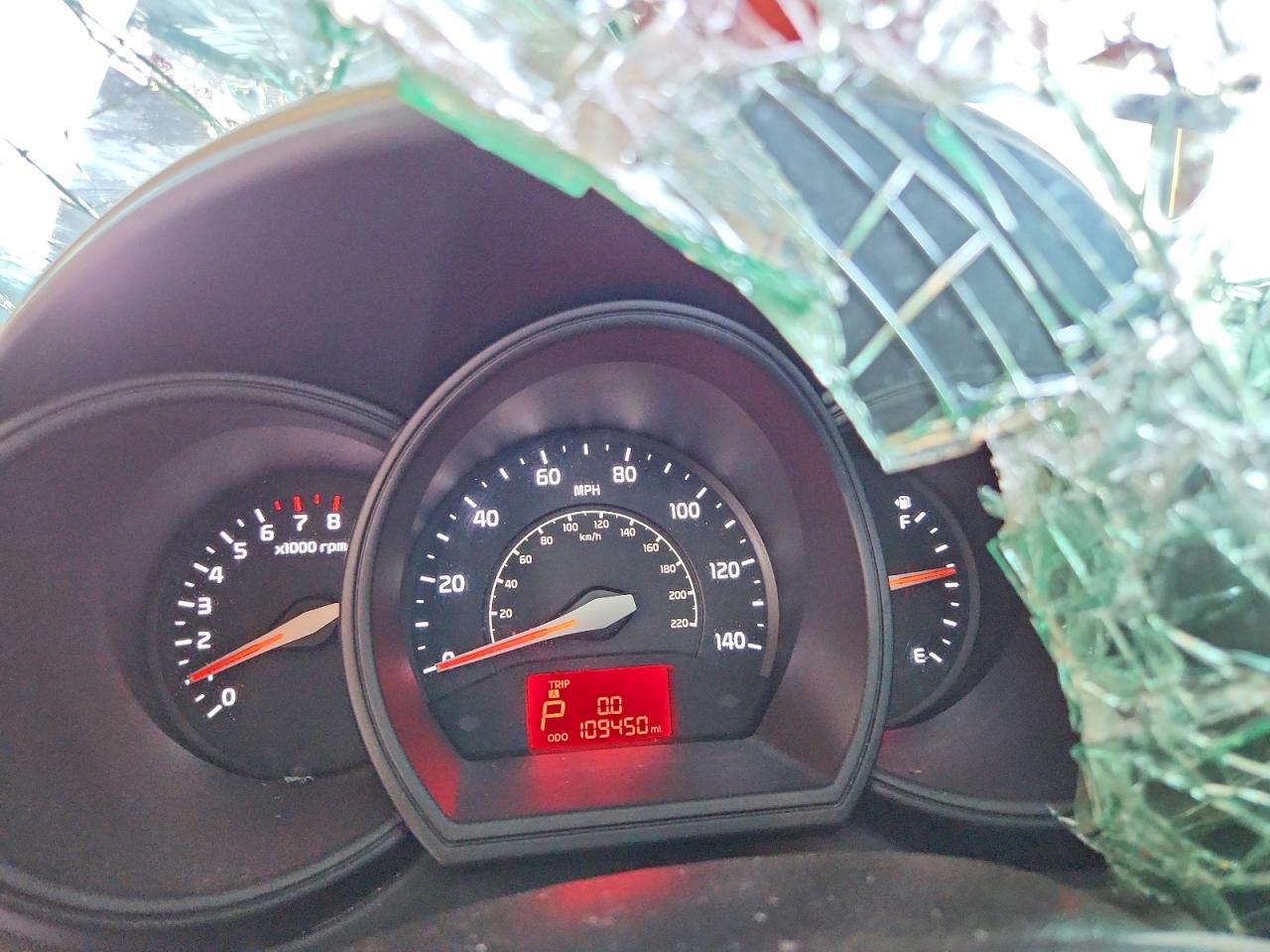 2013 Kia Rio Lx Red vin: KNADM4A34D6310478