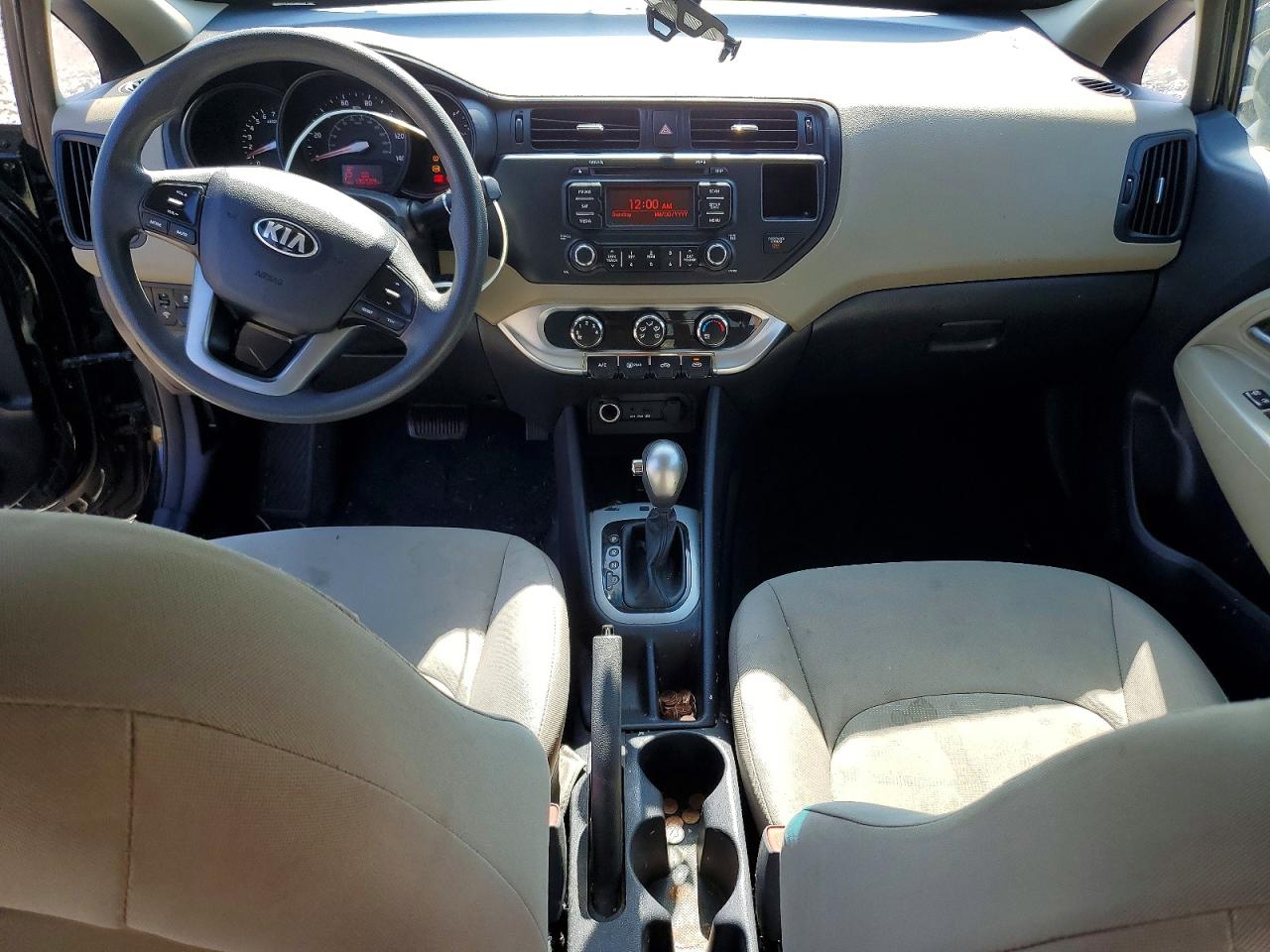 2014 Kia Rio Lx Black vin: KNADM4A34E6333518