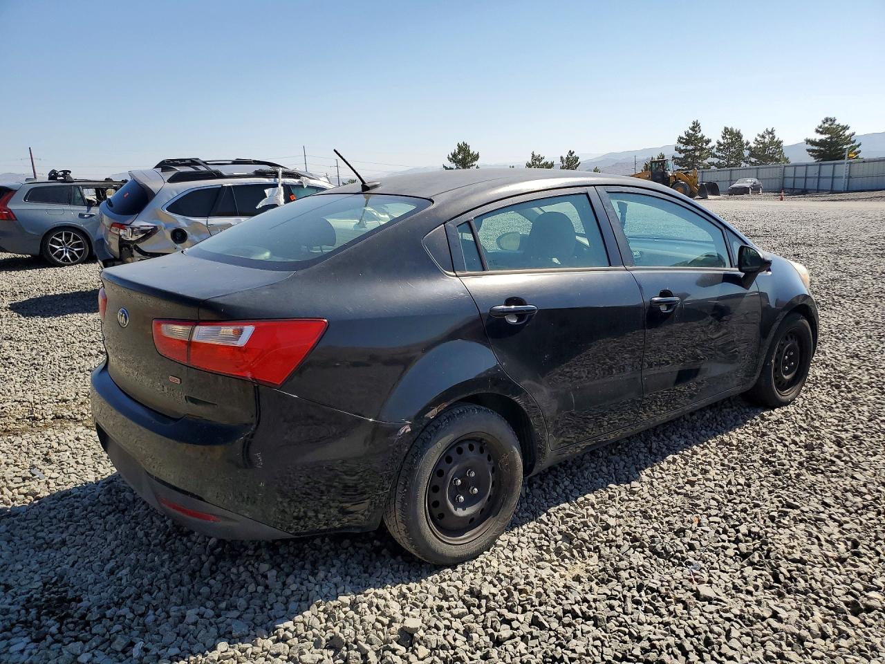 2014 Kia Rio Lx Black vin: KNADM4A34E6333518
