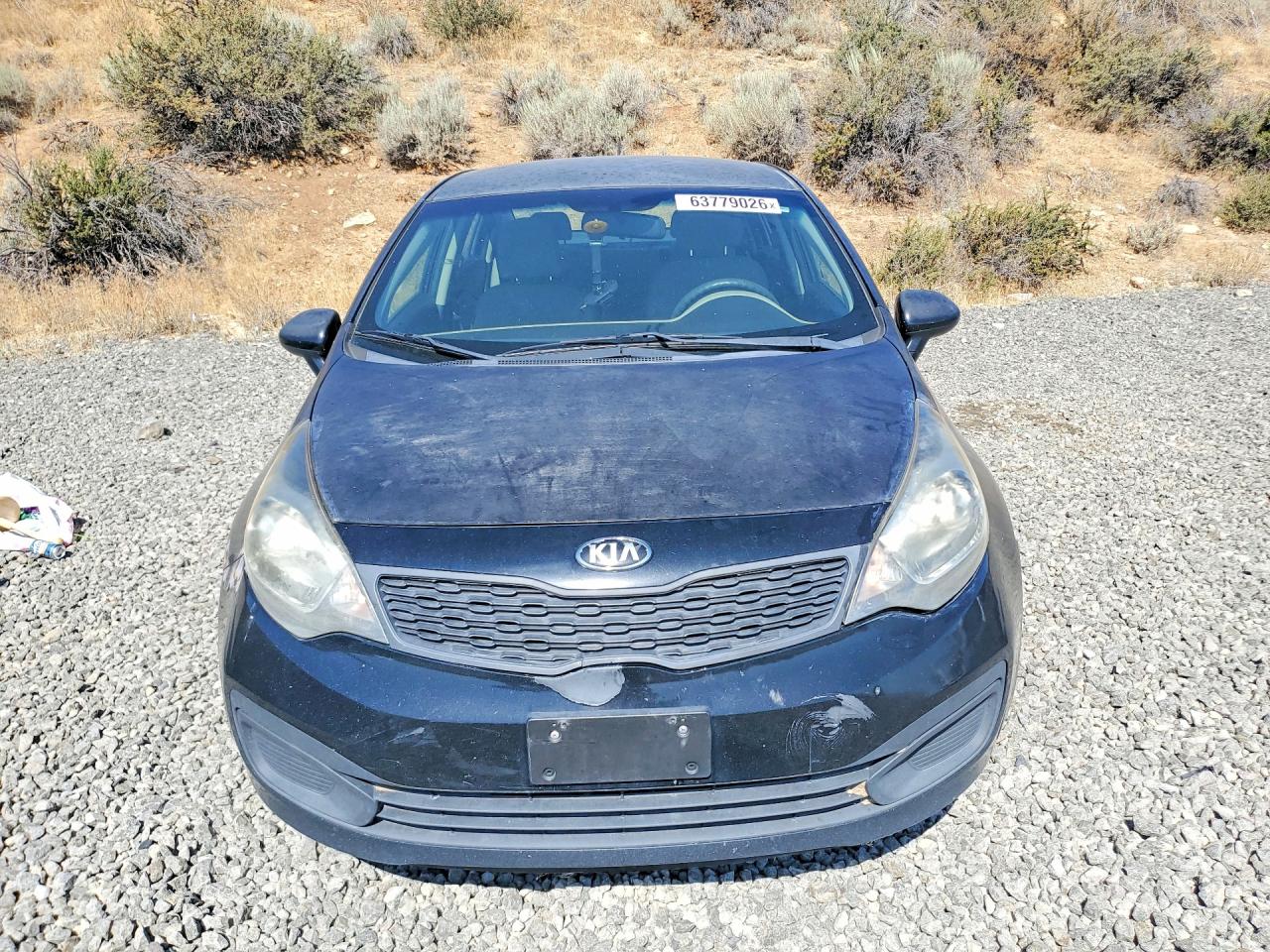 2014 Kia Rio Lx Black vin: KNADM4A34E6333518