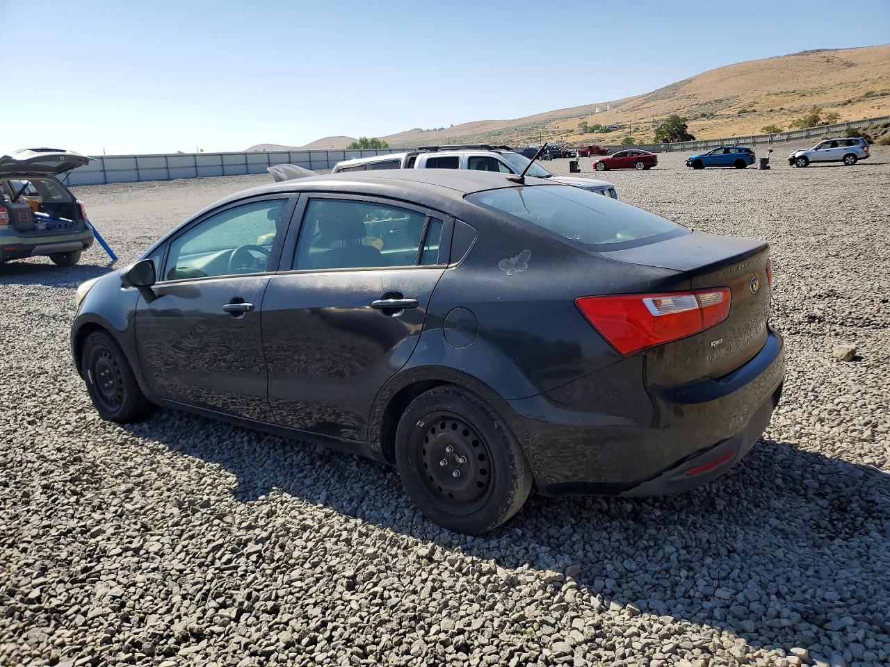 2014 Kia Rio Lx Black vin: KNADM4A34E6333518