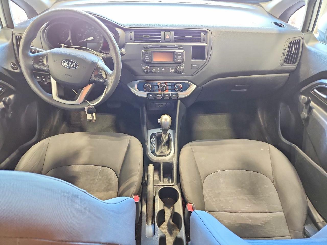 2014 Kia Rio Lx Silver vin: KNADM4A34E6349279