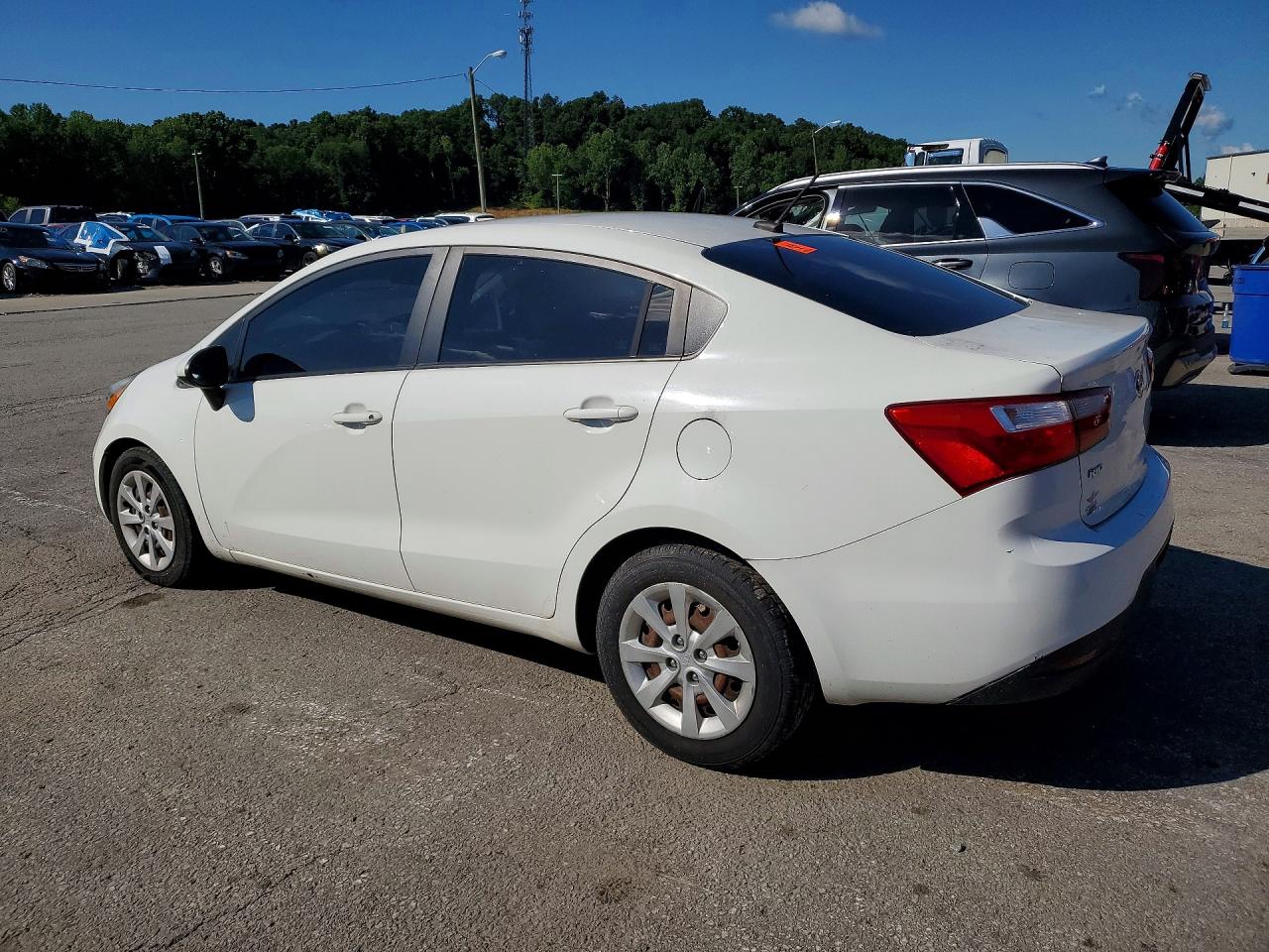 2014 Kia Rio Lx Белый vin: KNADM4A34E6364560