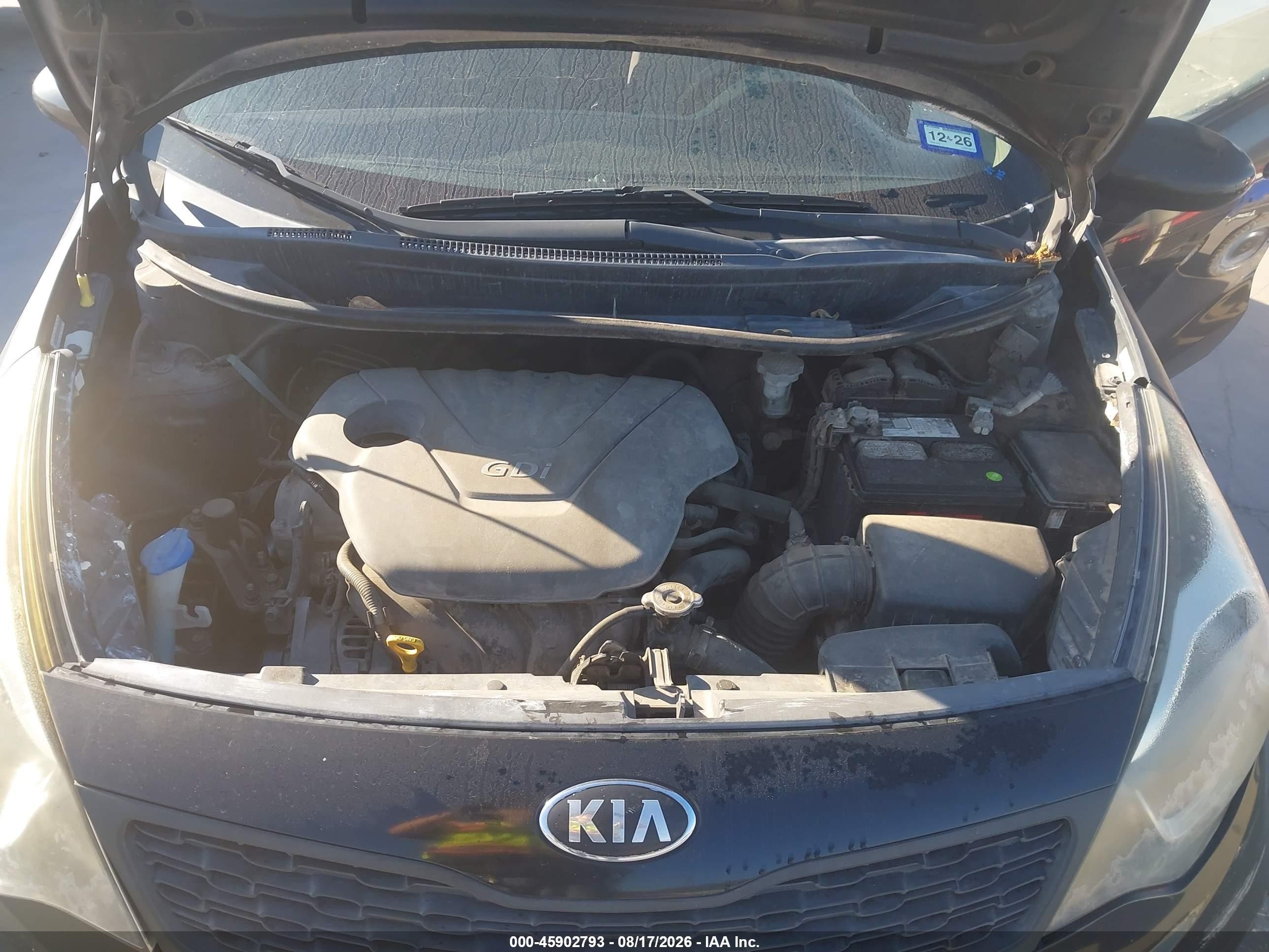 2014 Kia Rio Lx Black vin: KNADM4A34E6374912