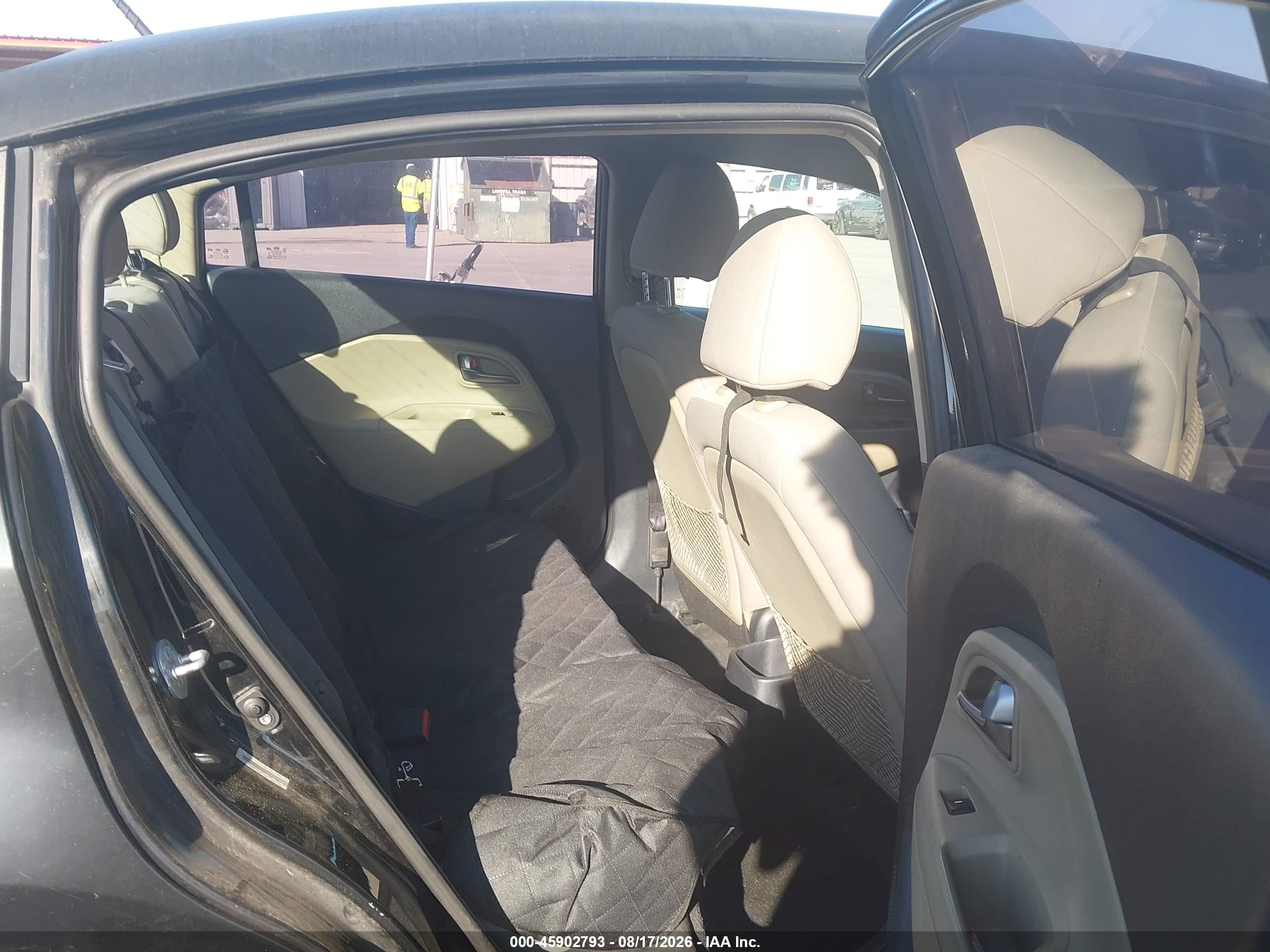 2014 Kia Rio Lx Black vin: KNADM4A34E6374912