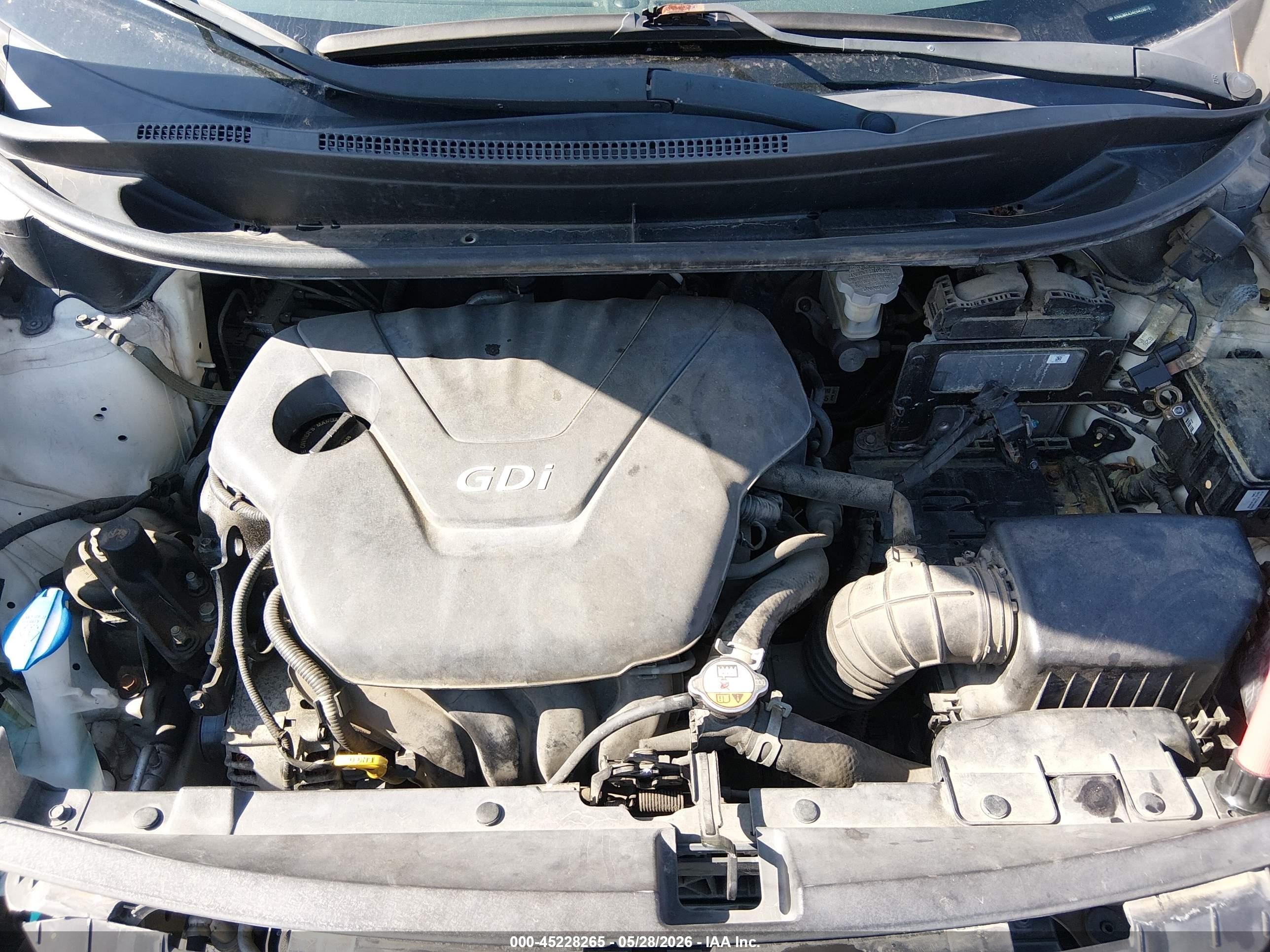 2014 Kia Rio Lx White vin: KNADM4A34E6419878