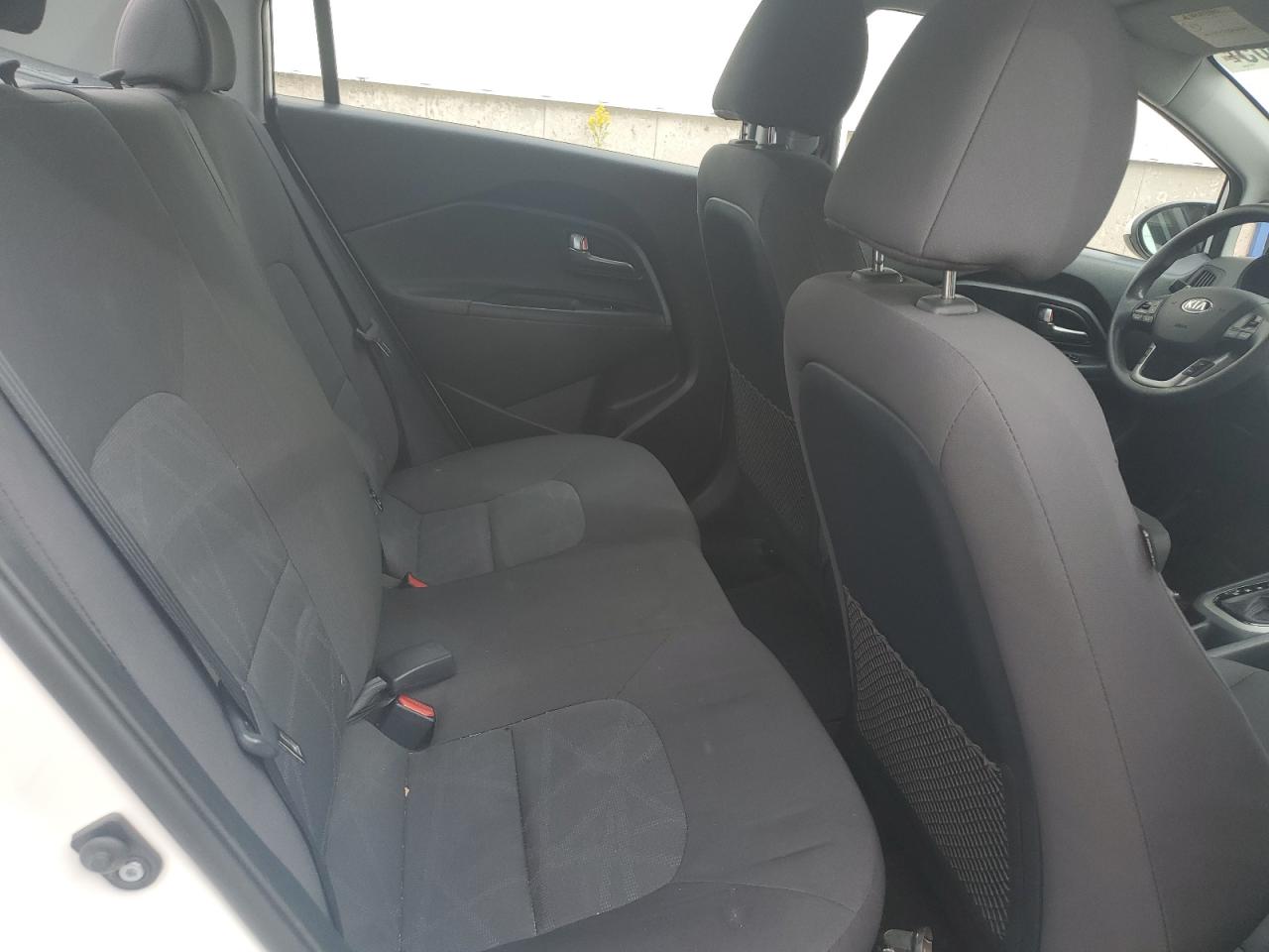 2015 Kia Rio Lx White vin: KNADM4A34F6455815