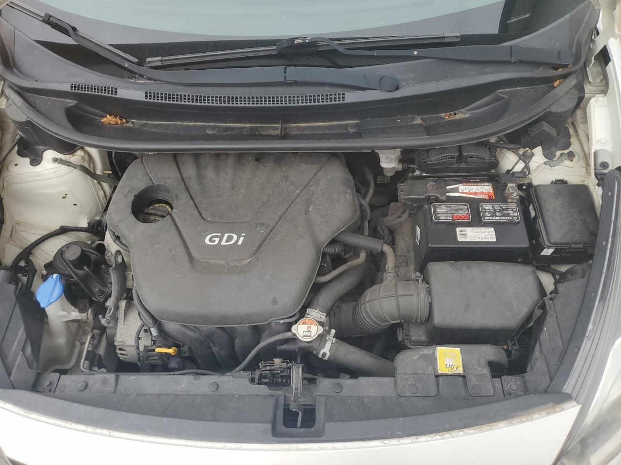 2015 Kia Rio Lx White vin: KNADM4A34F6455815